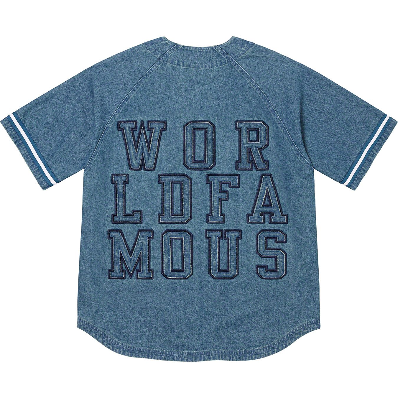Denim Baseball Jersey
