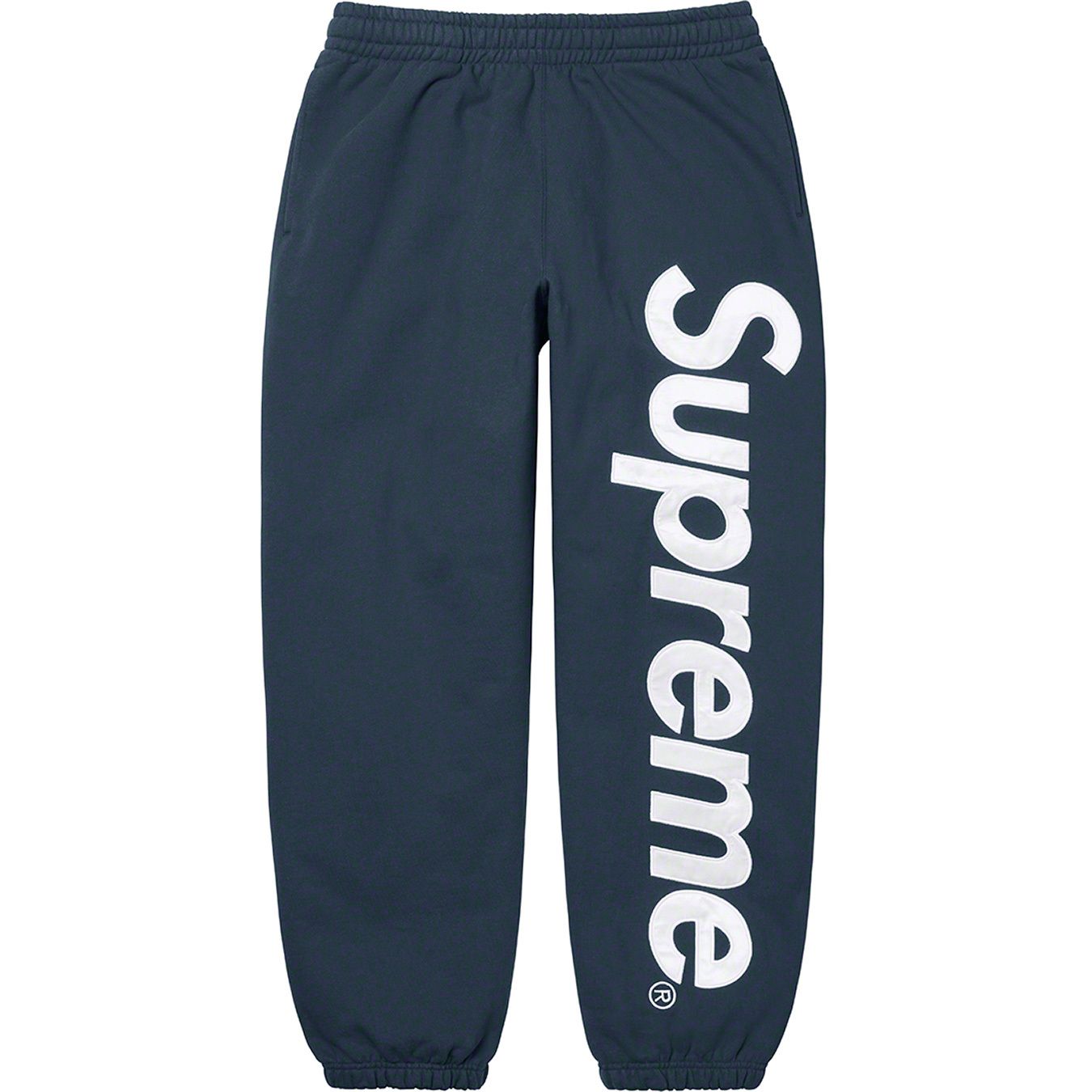 Satin Appliqué Sweatpant