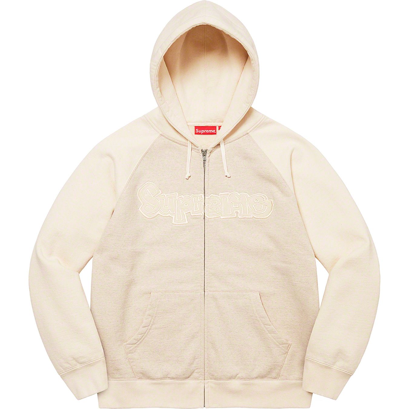 Gonz Appliqué Zip Up Hooded Sweatshirt