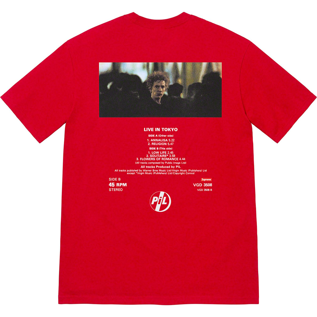 PiL Live In Tokyo Tee