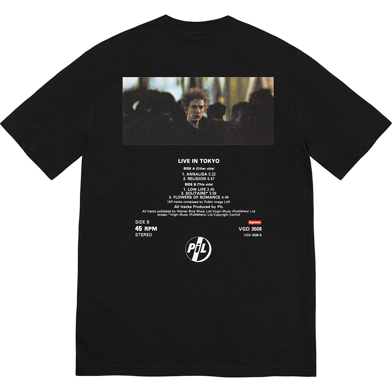 PiL Live In Tokyo Tee