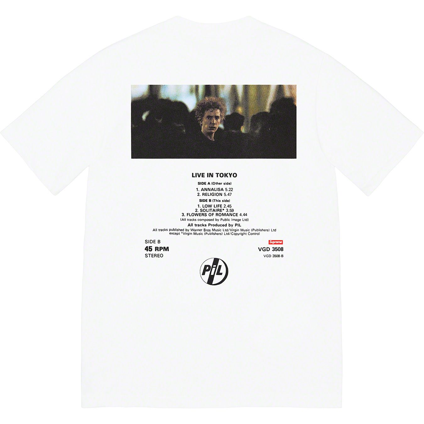 PiL Live In Tokyo Tee