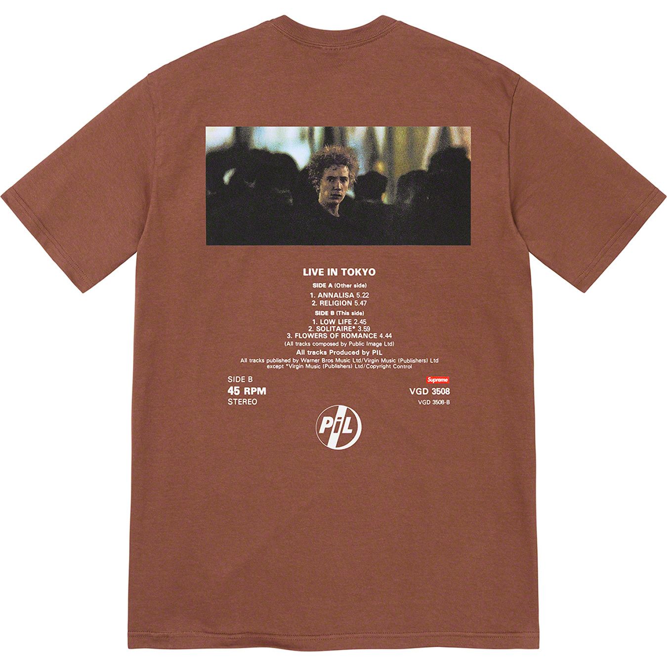 PiL Live In Tokyo Tee