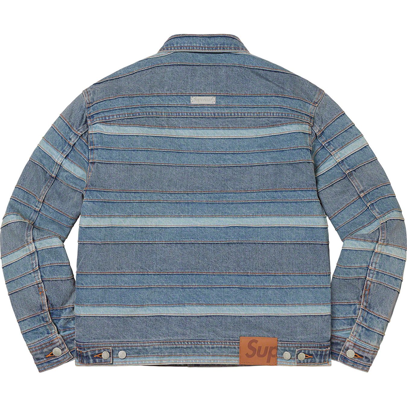 Layered Denim Trucker Jacket