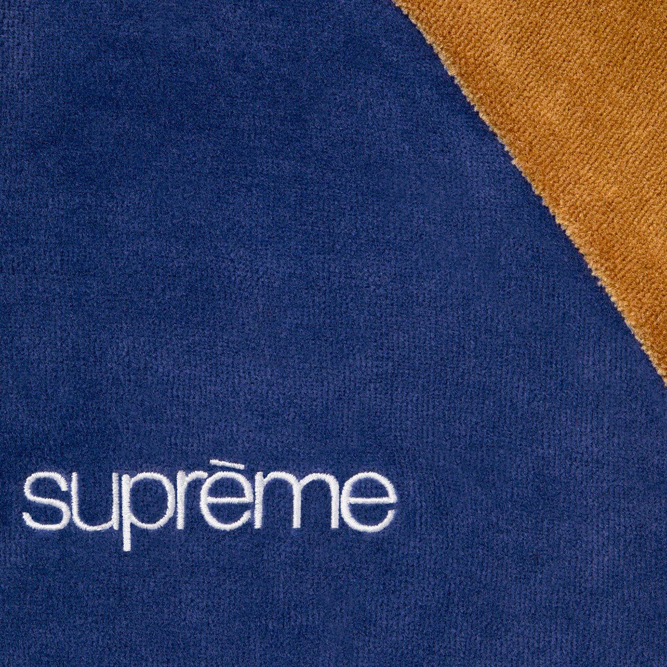 Paneled Velour L/S Polo