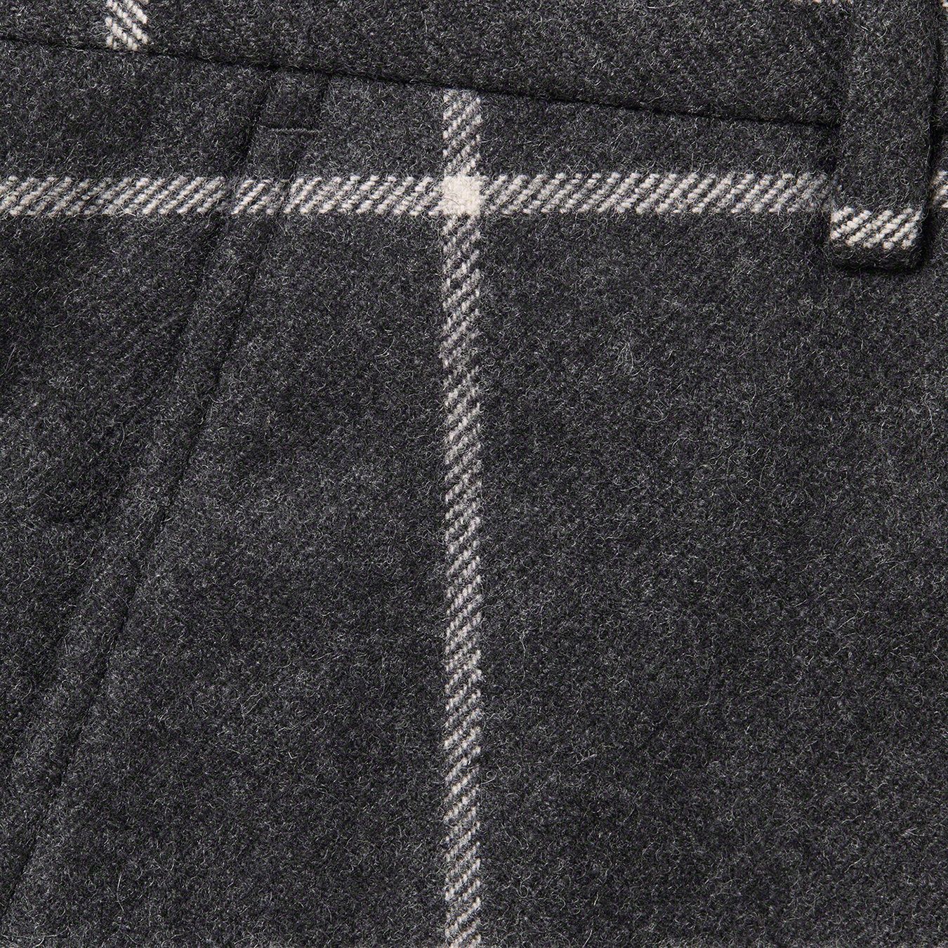 Windowpane Wool Trouser