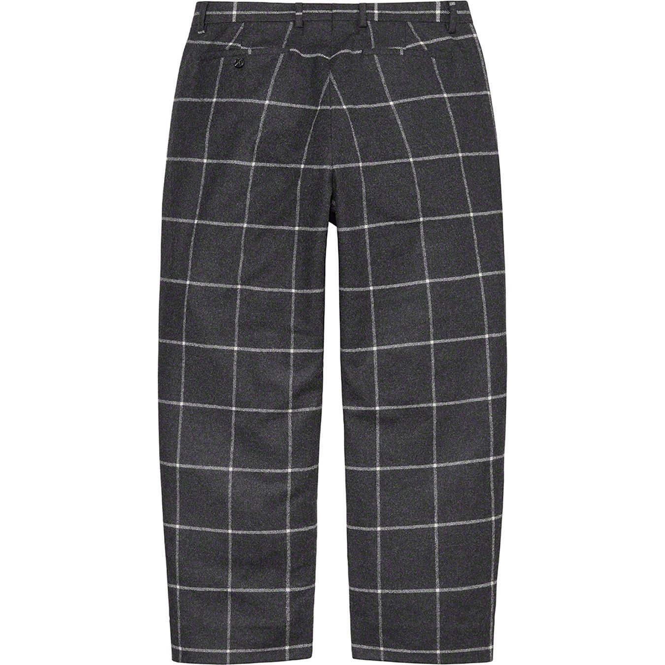 Windowpane Wool Trouser