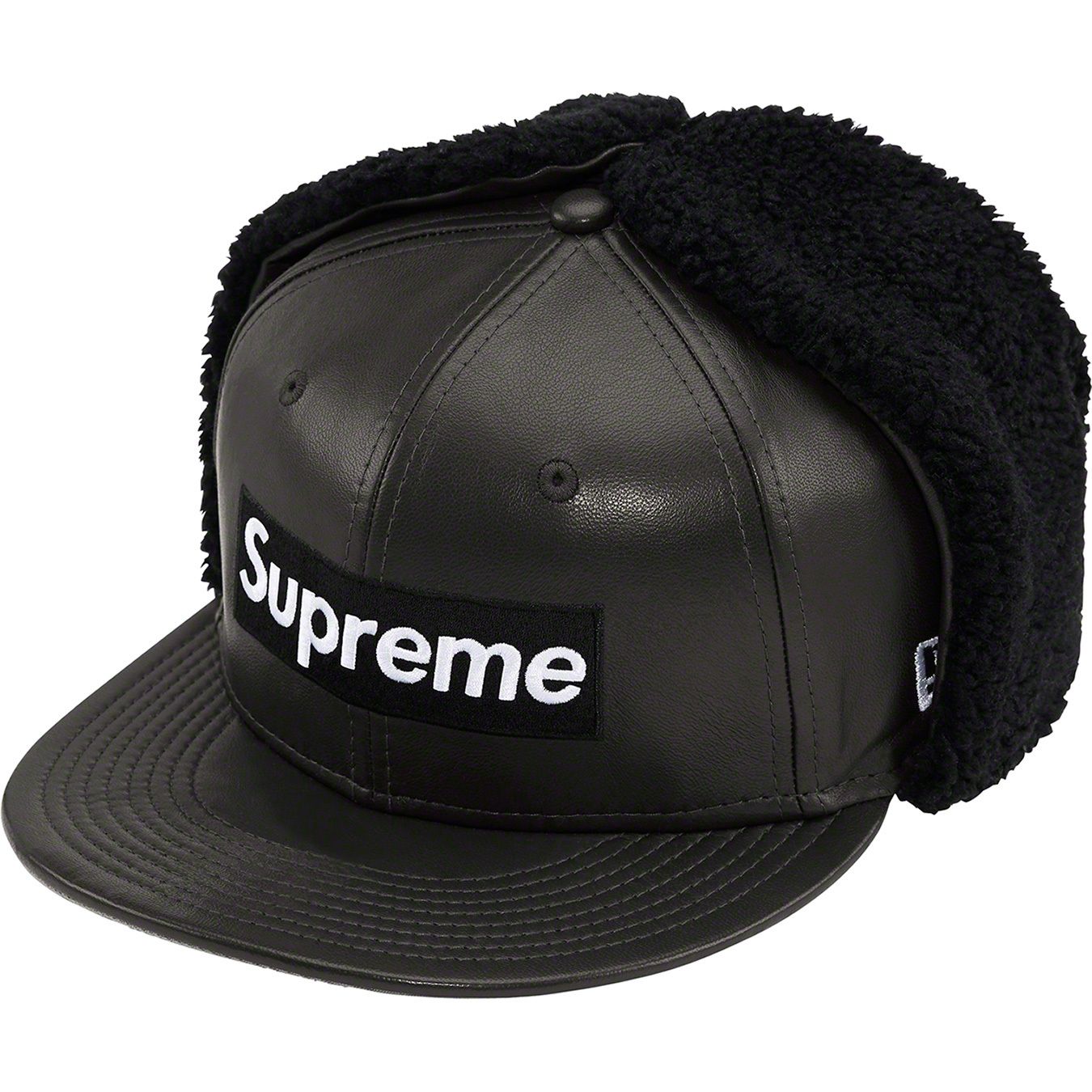 Leather Earflap Box Logo New Era®