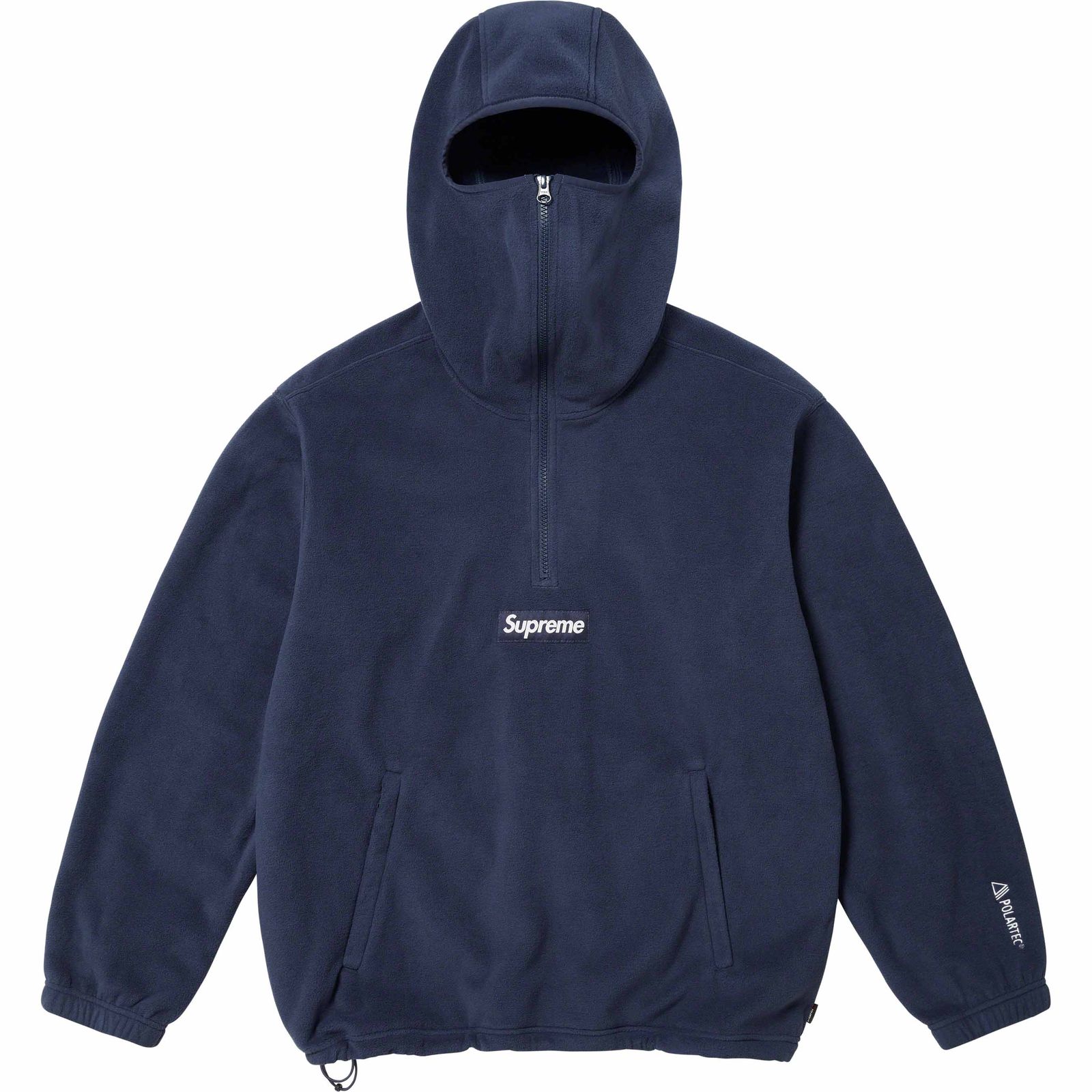Polartec® Facemask Half Zip Hooded Sweatshirt