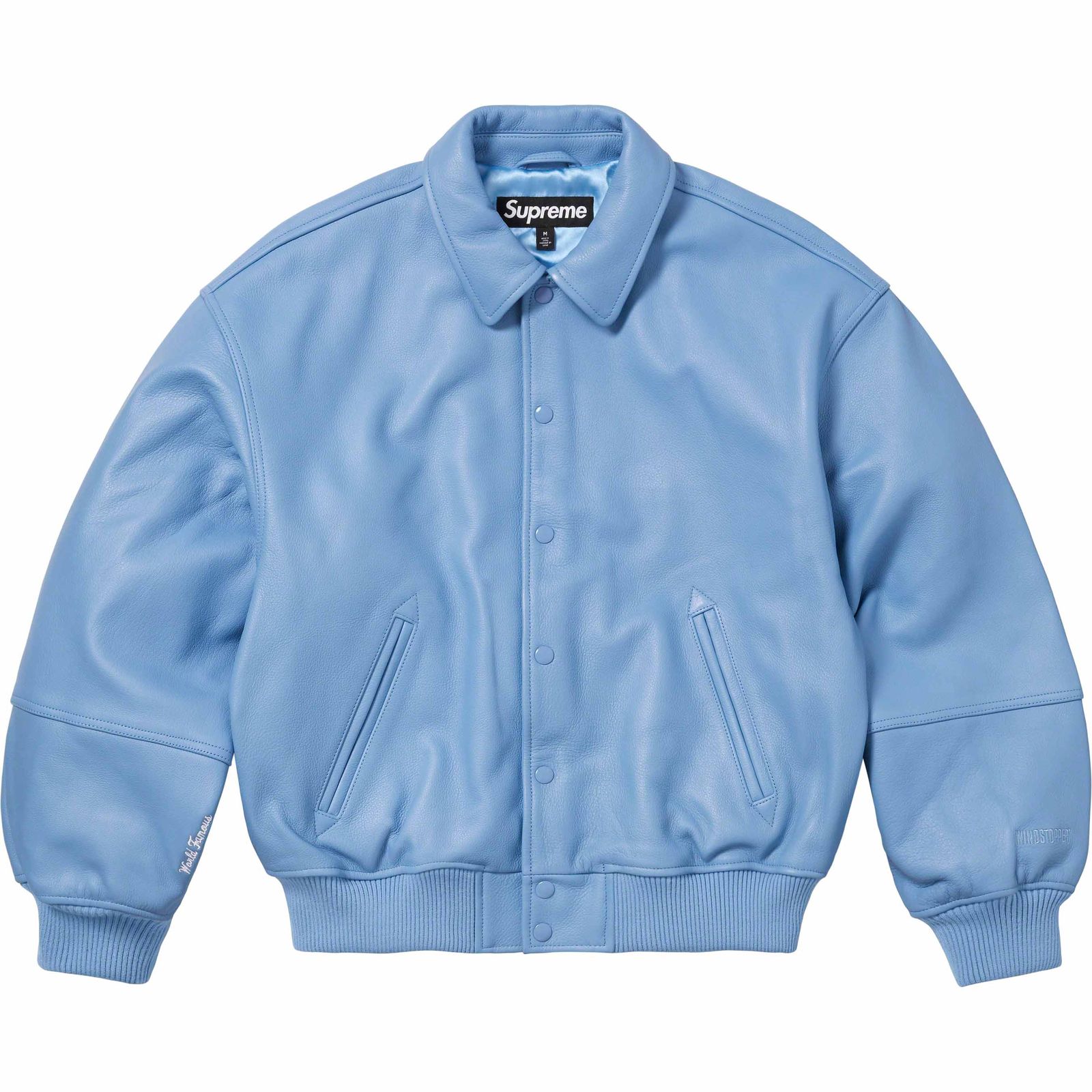 GORE-TEX Infinium WINDSTOPPER® Leather Varsity Jacket