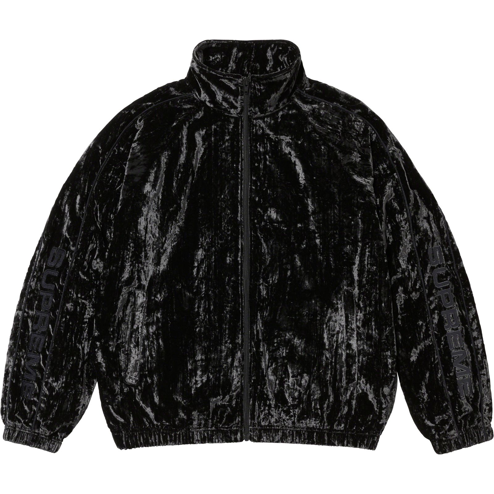 Crushed Velvet Track Jacket