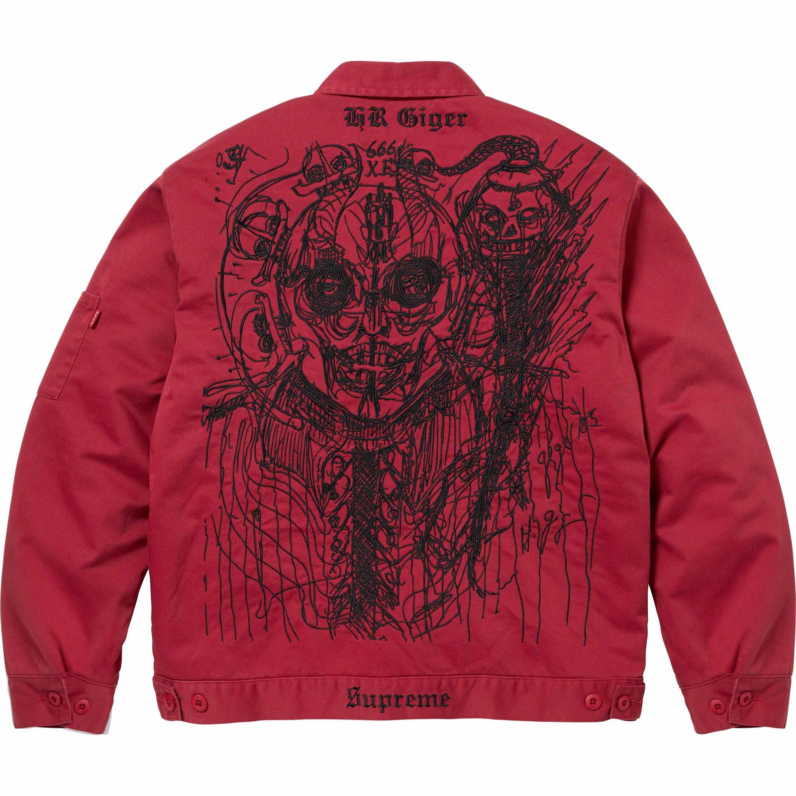 H.R. Giger Embroidered Work Jacket