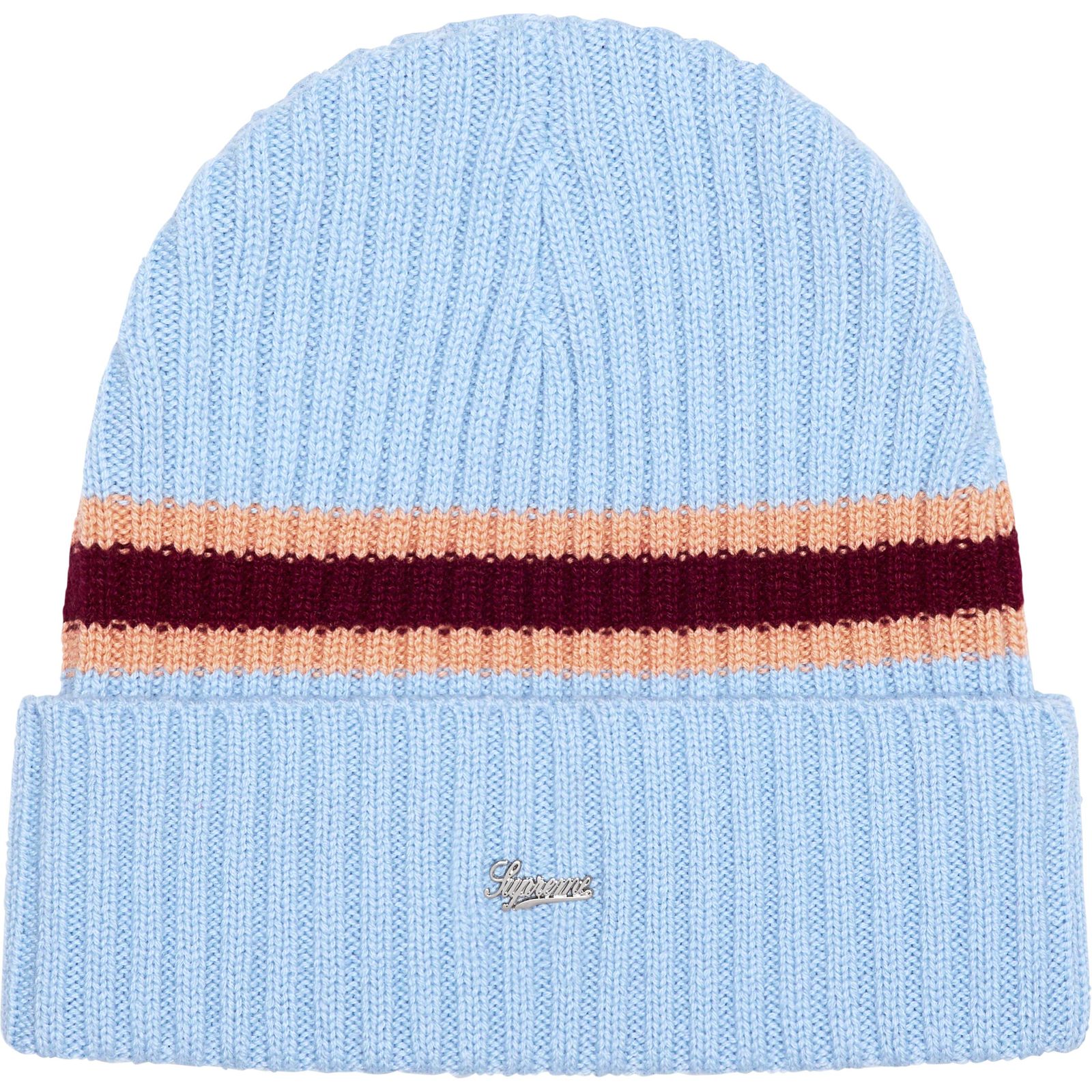 Striped Cashmere Beanie