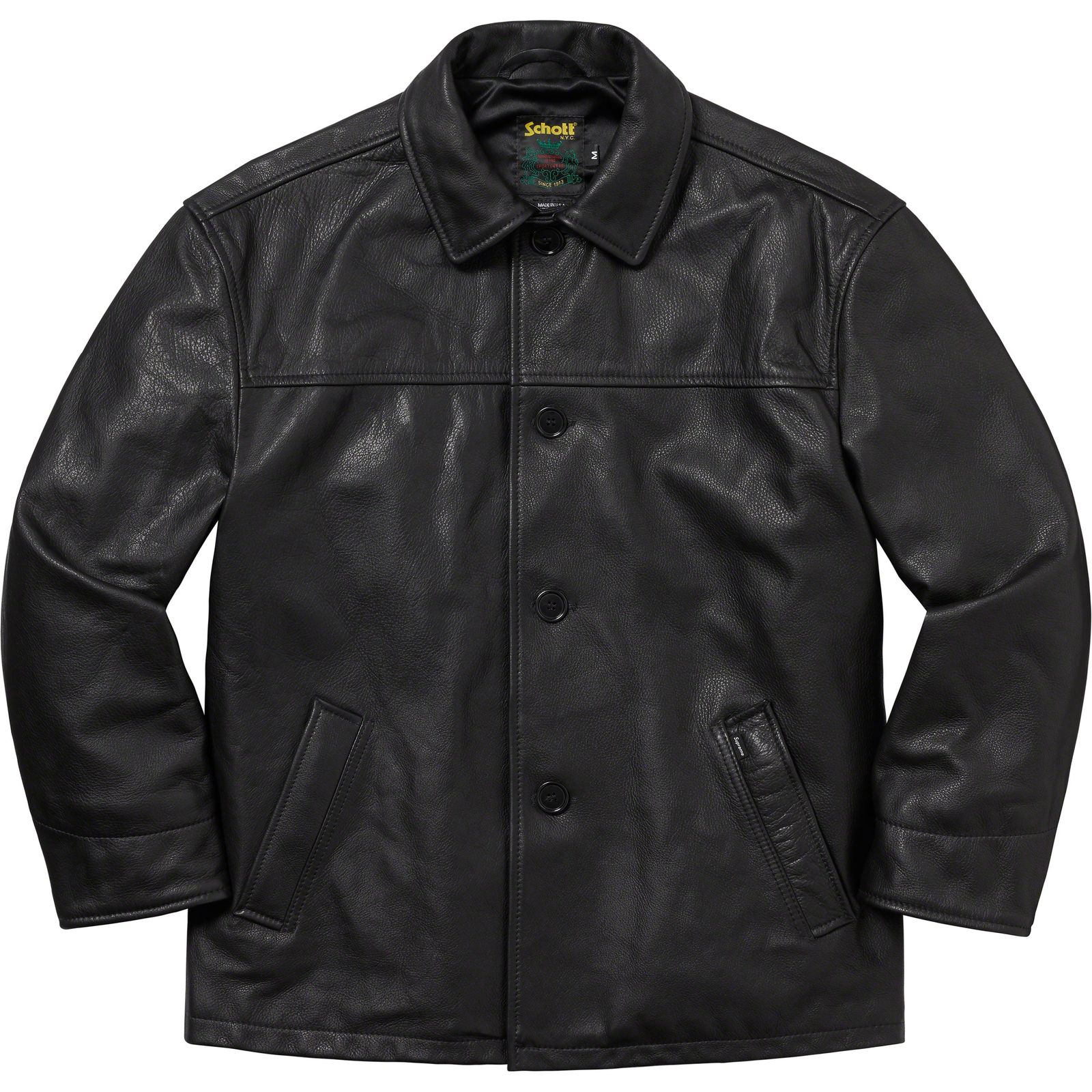 Supreme®/Schott® Leather Car Coat