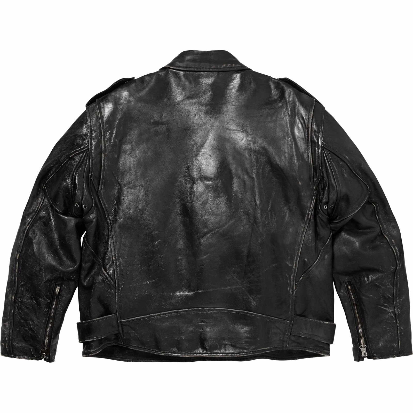Supreme®/blackmeans Painted Leather Motorcycle Jacket