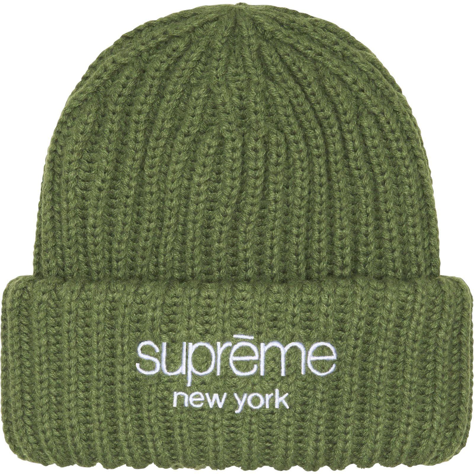 Classic Logo Chunky Ribbed Beanie
