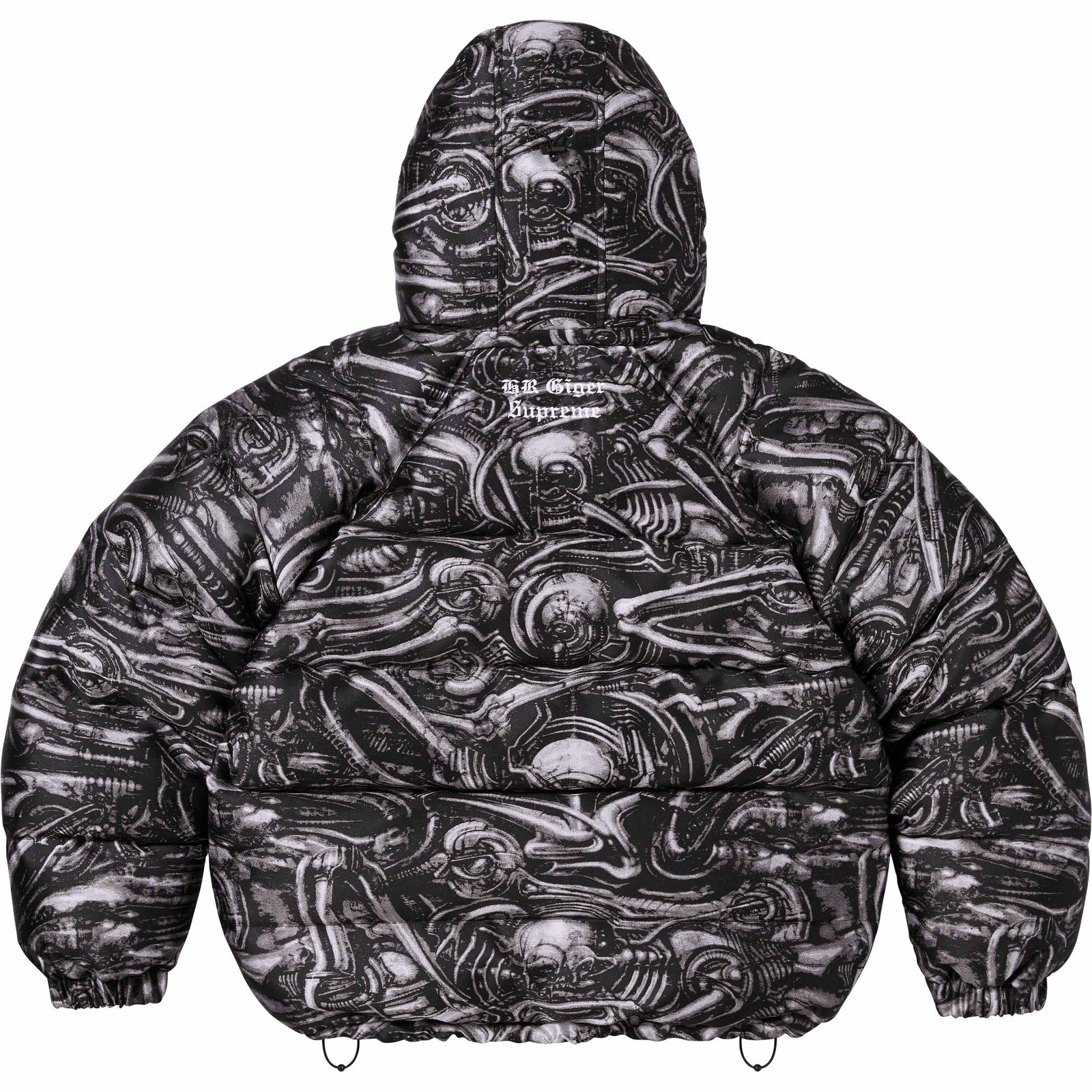 H.R. Giger Jacquard Down Puffer Jacket