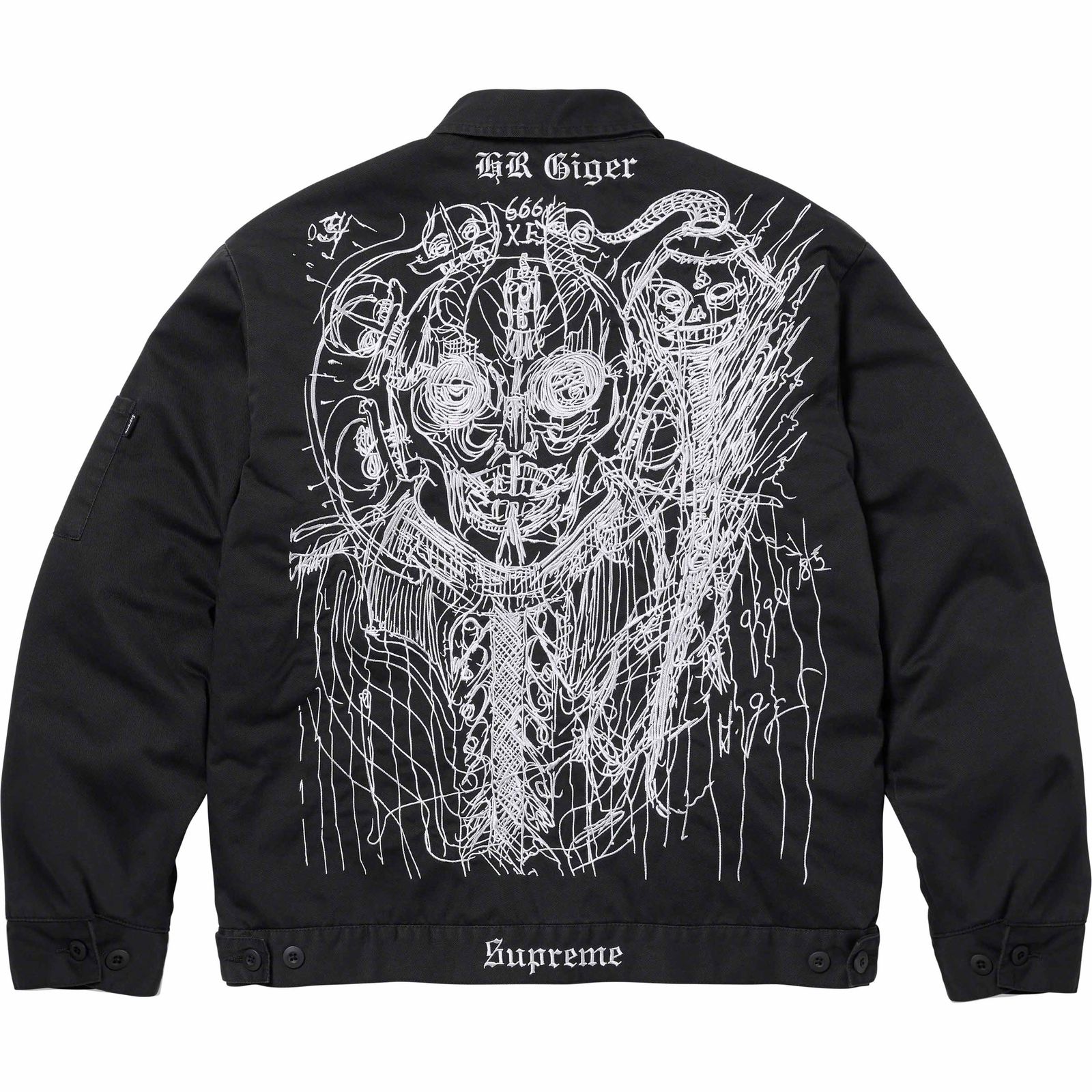 H.R. Giger Embroidered Work Jacket