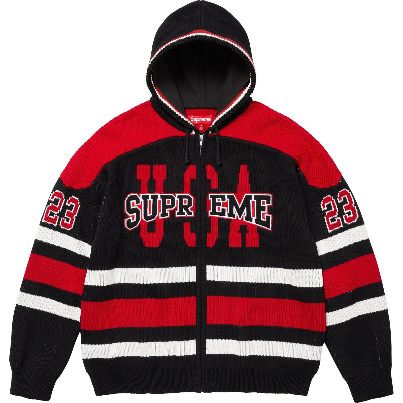 USA Zip Up Hooded Sweater