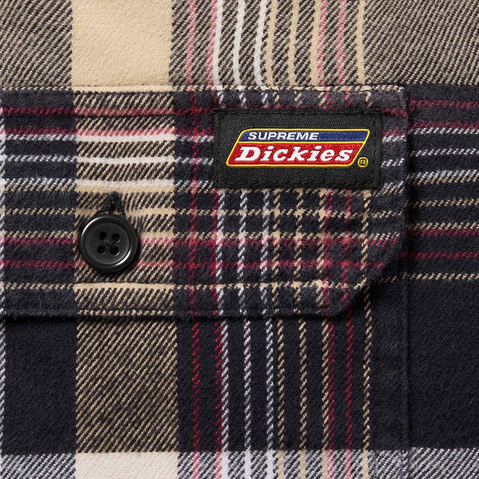 Supreme®/Dickies® Plaid Hooded Zip Up Shirt