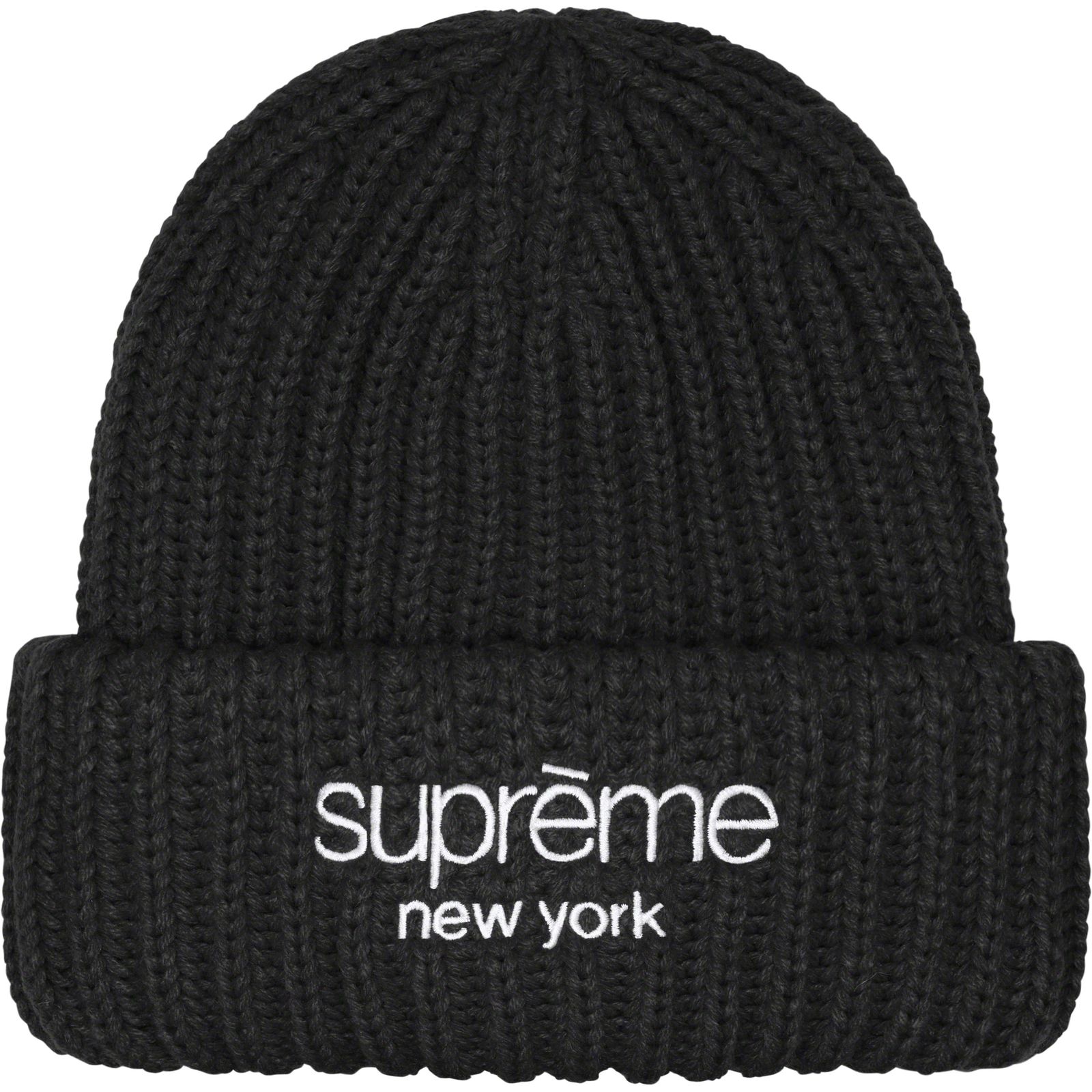 Classic Logo Chunky Ribbed Beanie