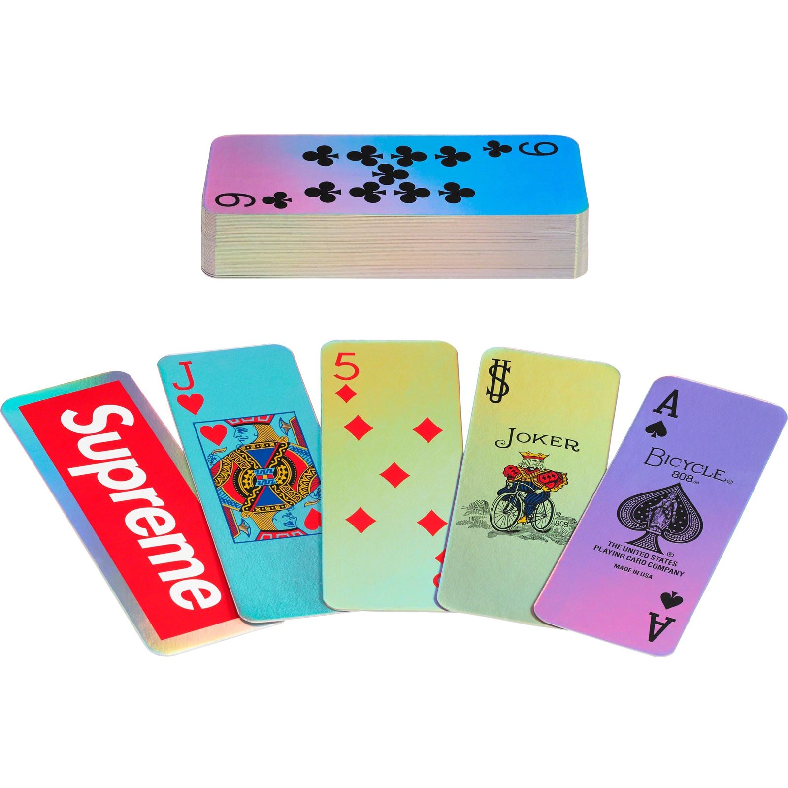 Supreme®/Bicycle® Holographic Slice Cards