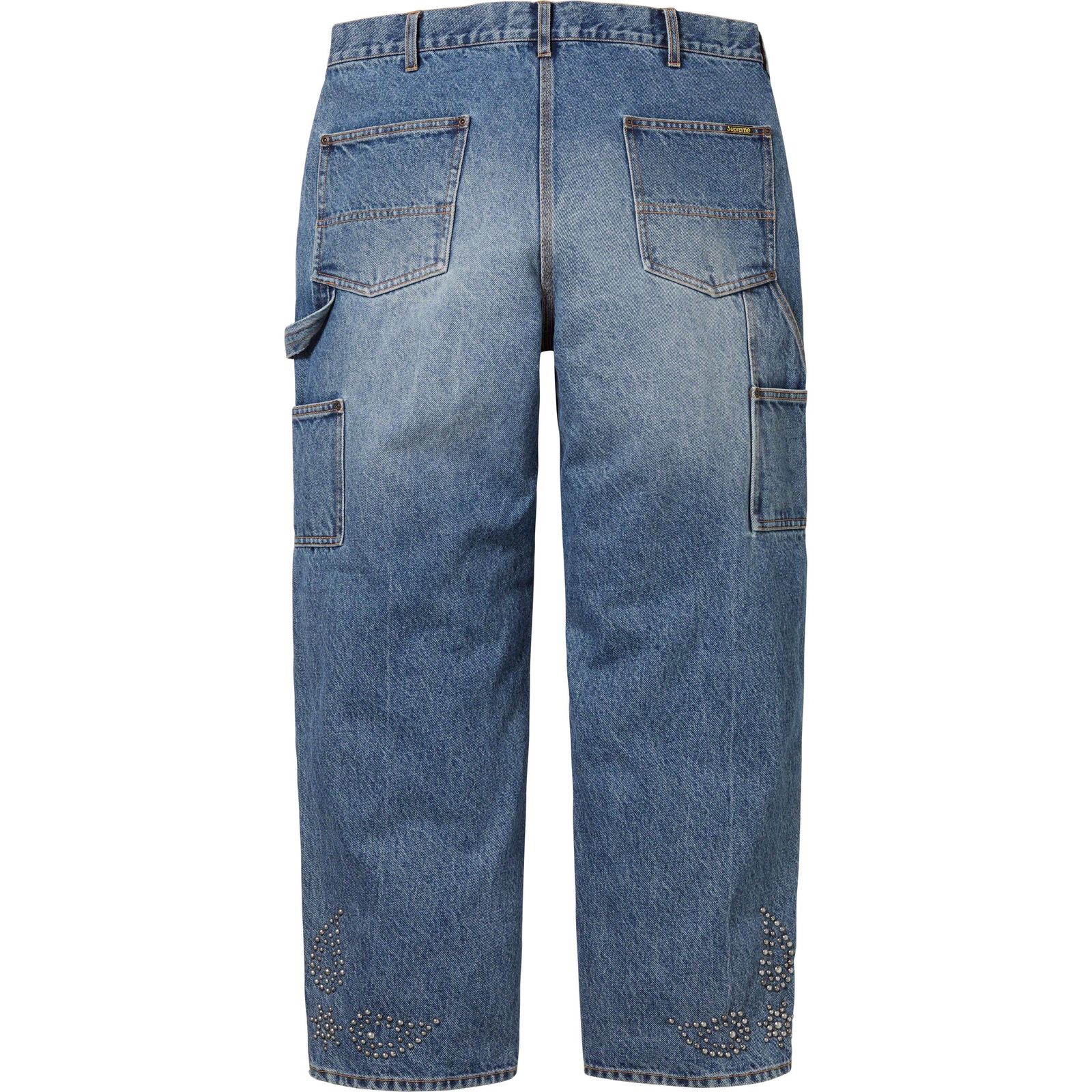Paisley Studded Double Knee Painter Pant