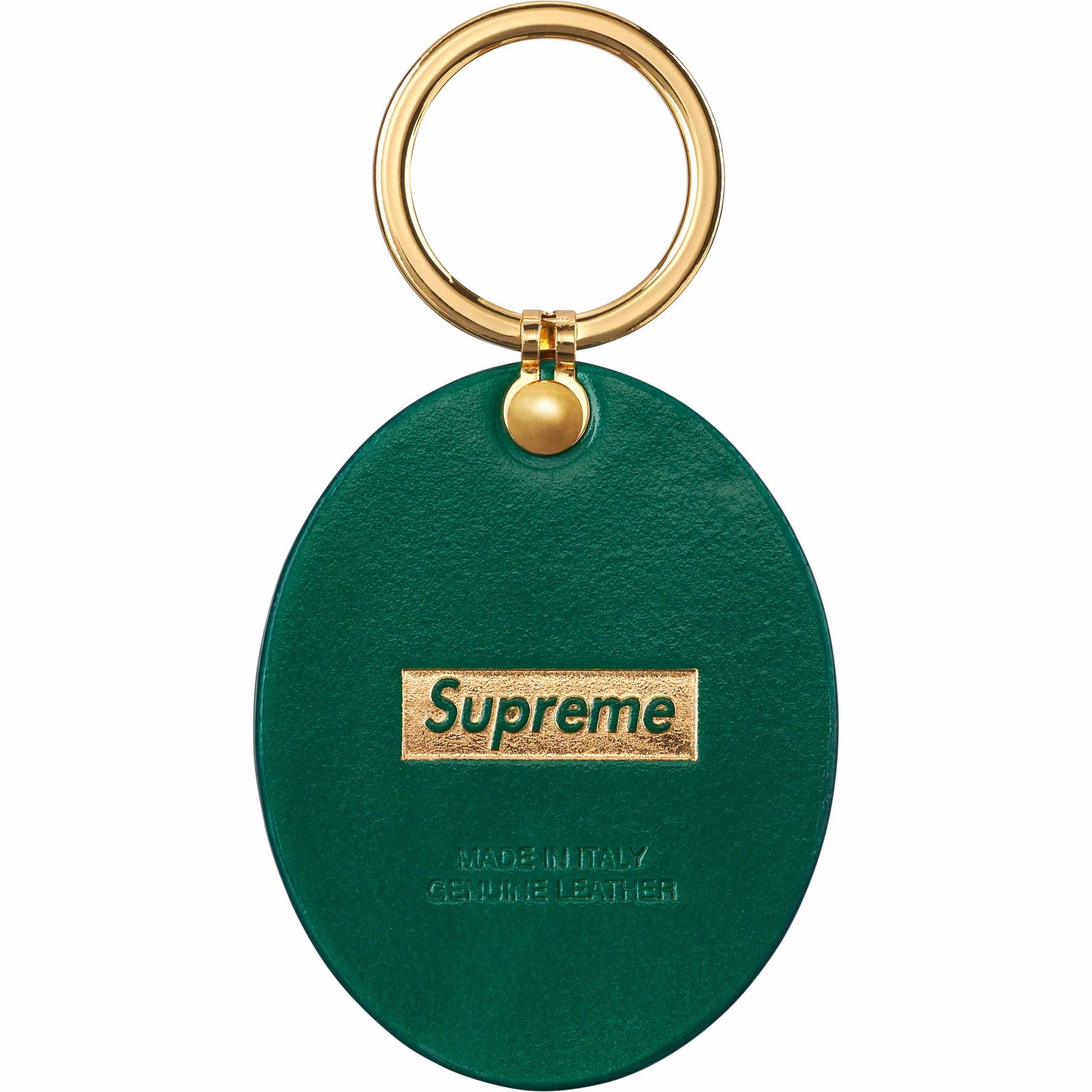 Guadalupe Leather Keychain