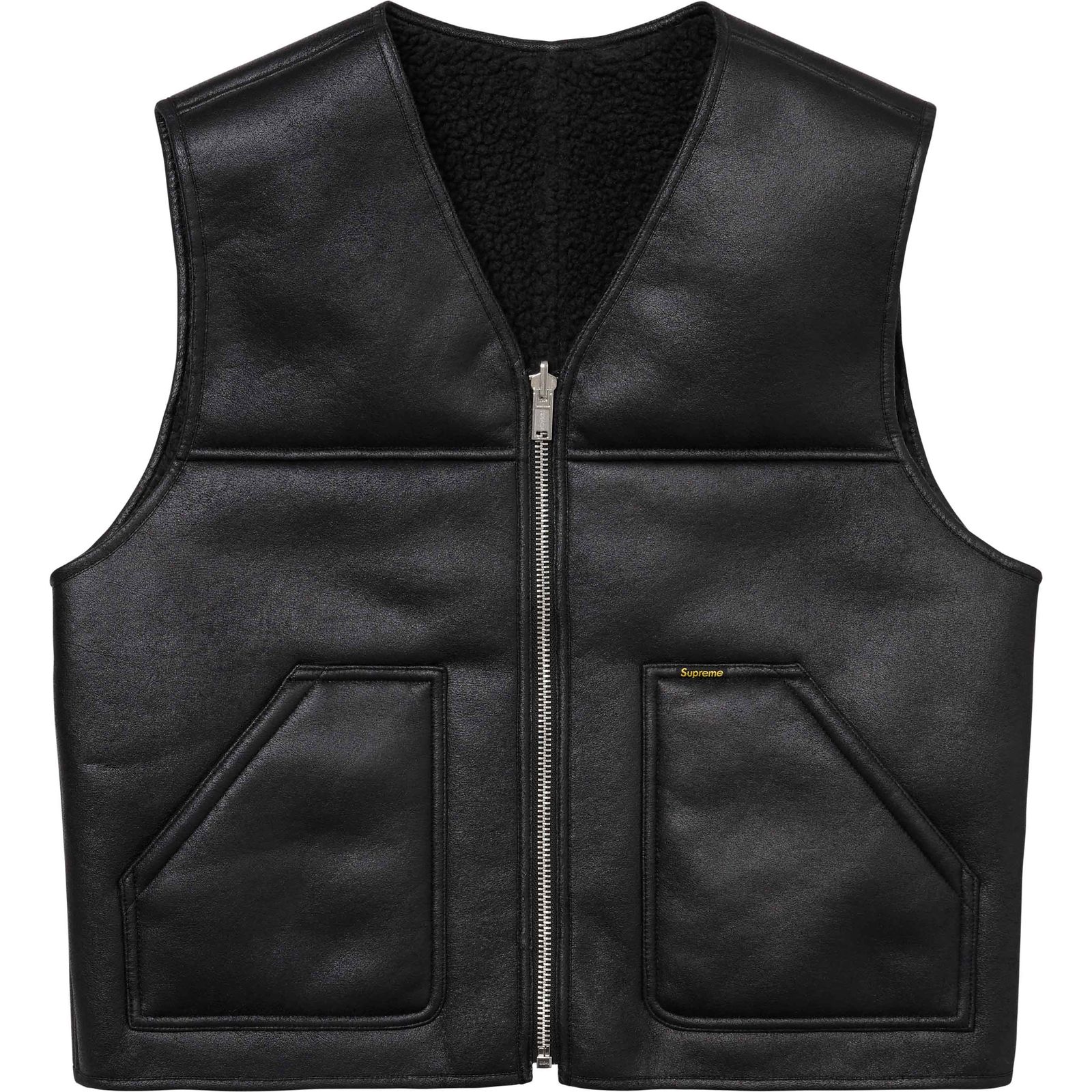Reversible Faux Shearling Vest