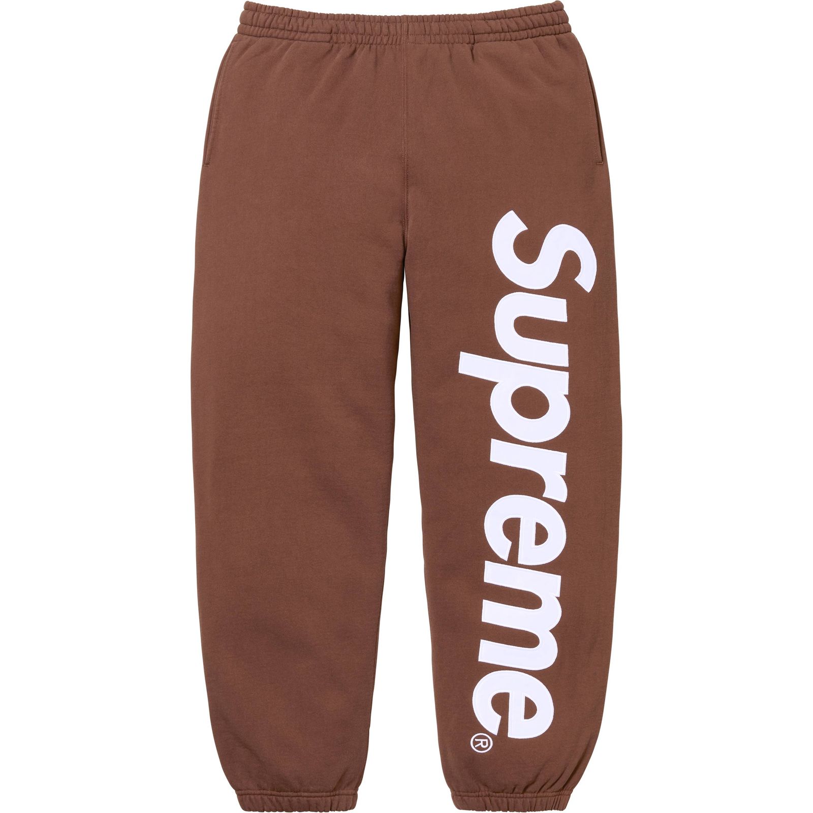 Satin Appliqué Sweatpant