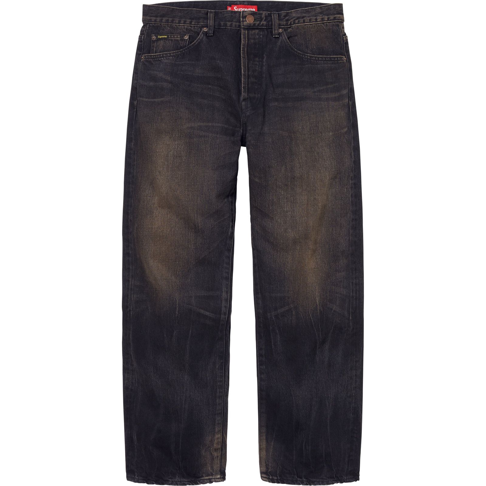 Distressed Loose Fit Selvedge Jean