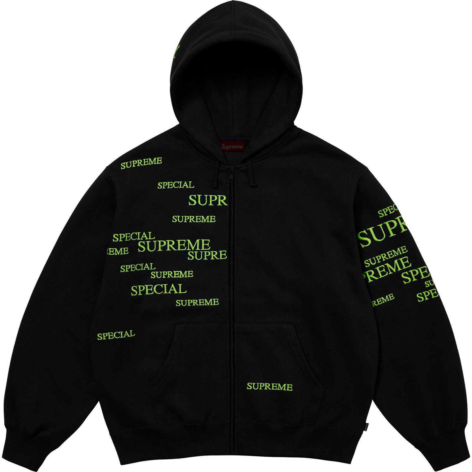 Special Zip Up Hooded Sweatshirt