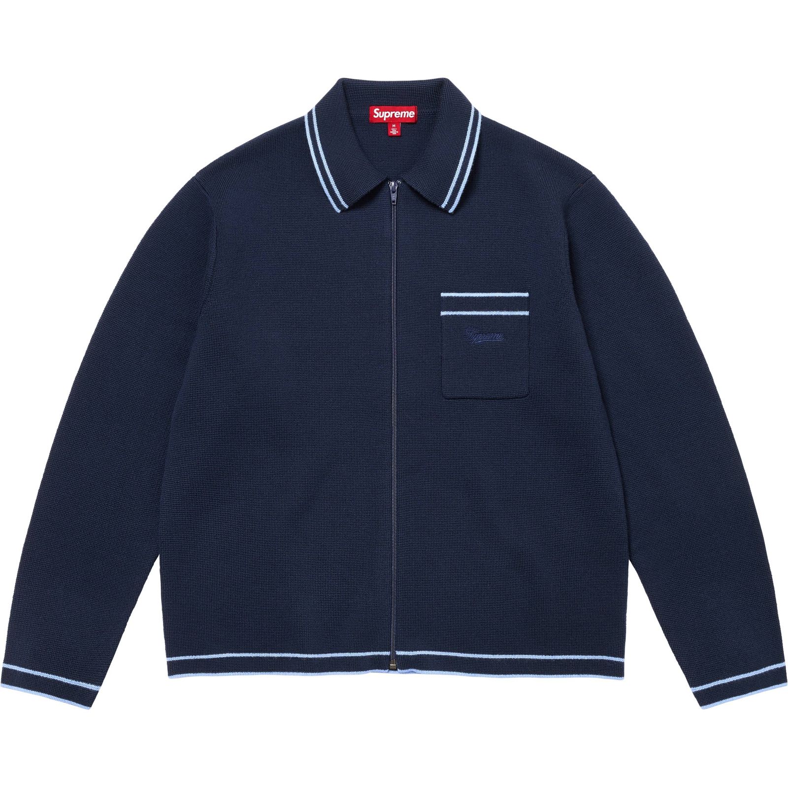Zip Up Polo Sweater