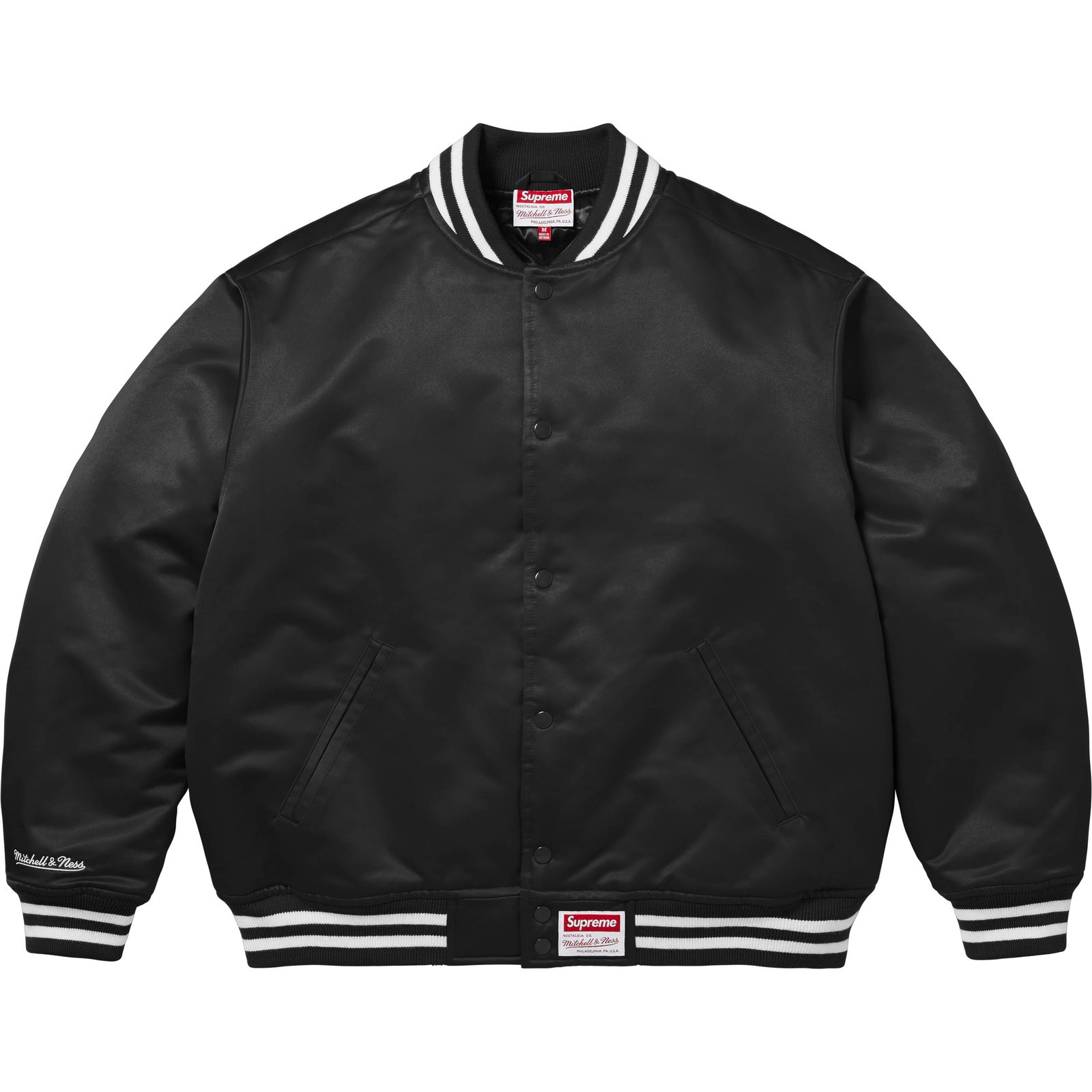 Supreme®/Mitchell & Ness Satin Varsity Jacket