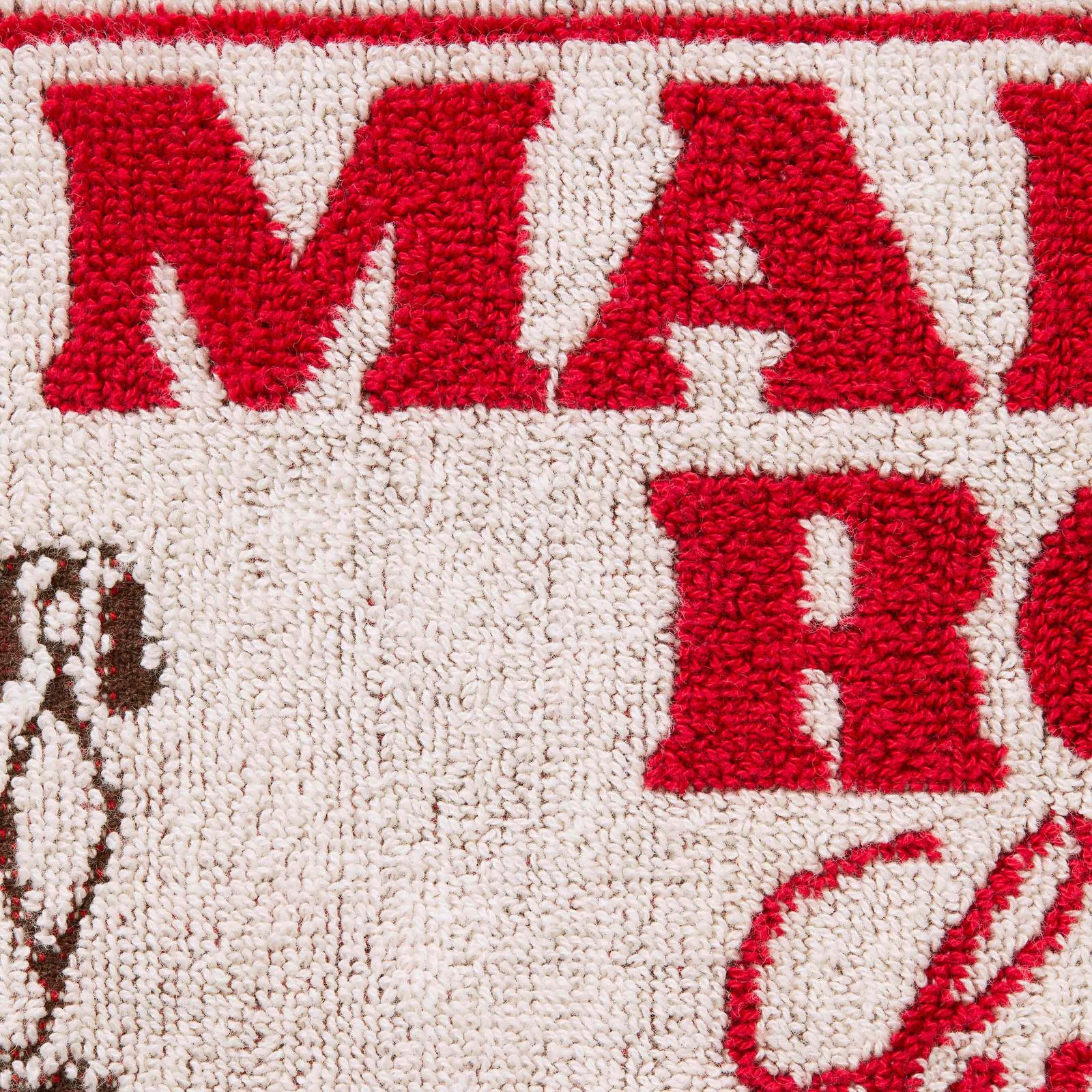 Supreme®/Martine Rose® Towel Zip Up Hooded Sweatshirt
