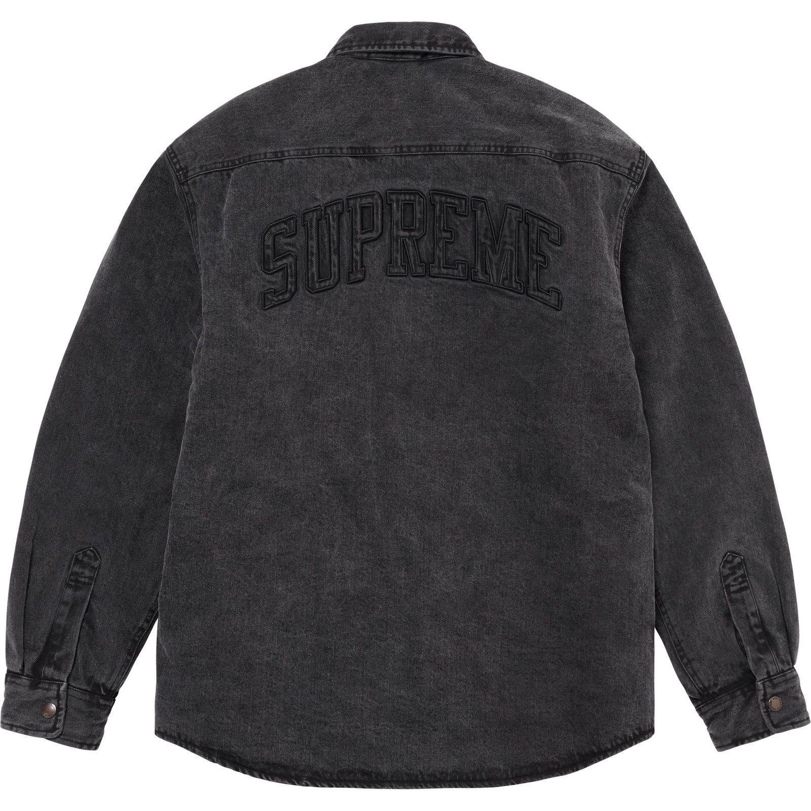 Faux Shearling Lined Work Shirt
