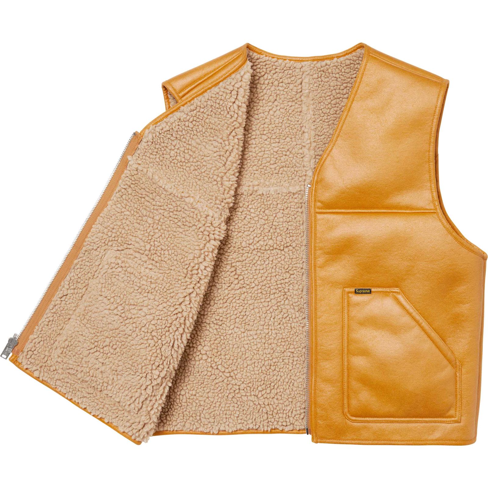 Reversible Faux Shearling Vest