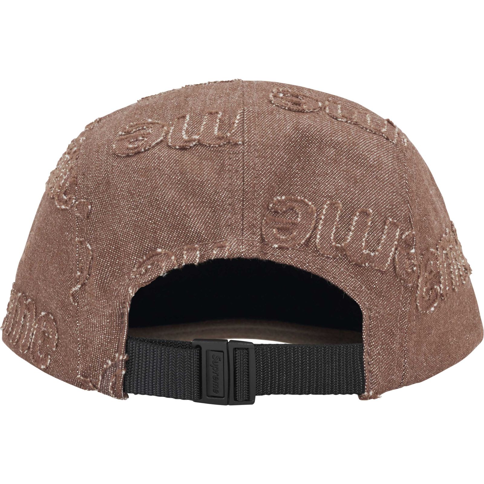 Lasered Denim Camp Cap