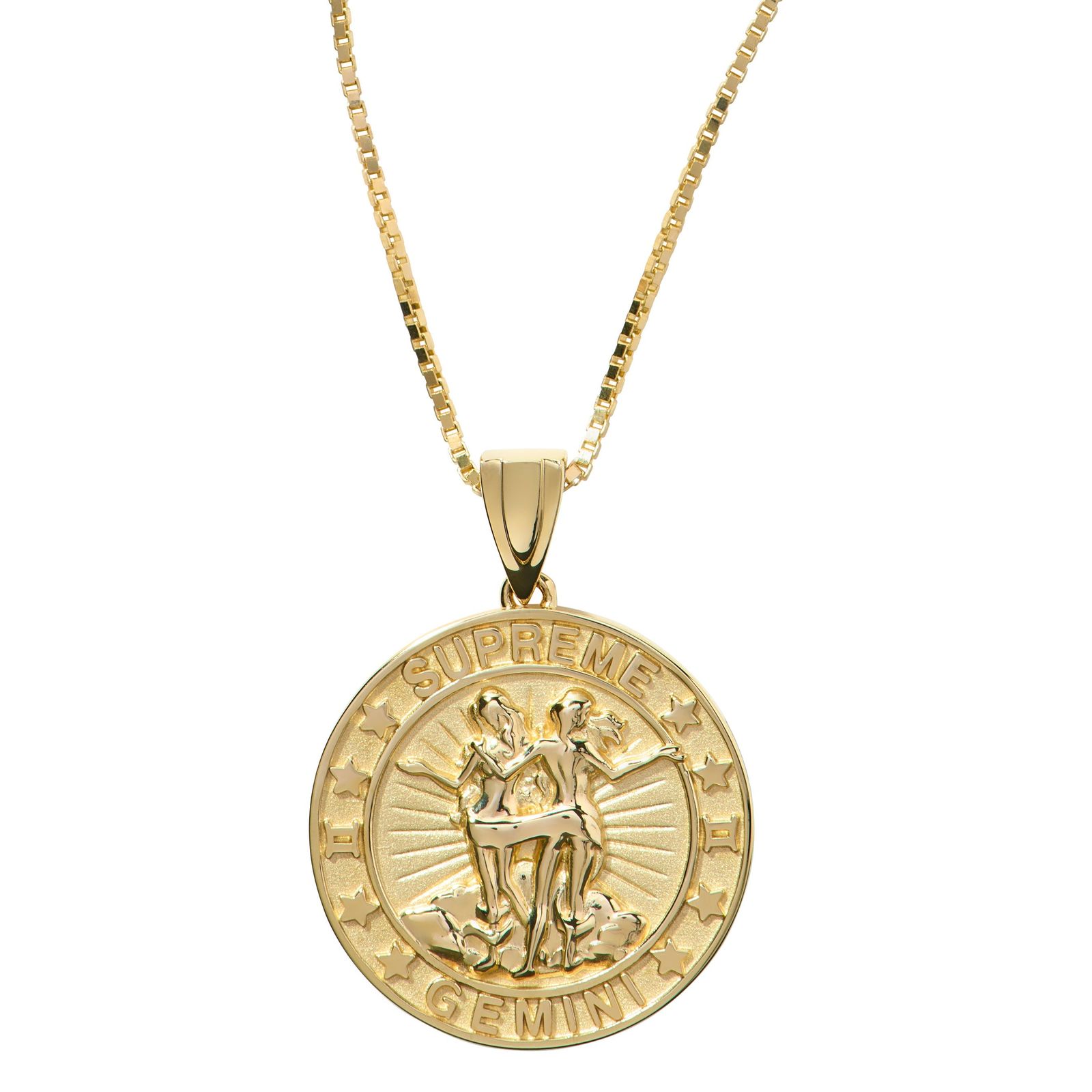 Supreme®/Jacob&Co 14K Gold Zodiac Pendant