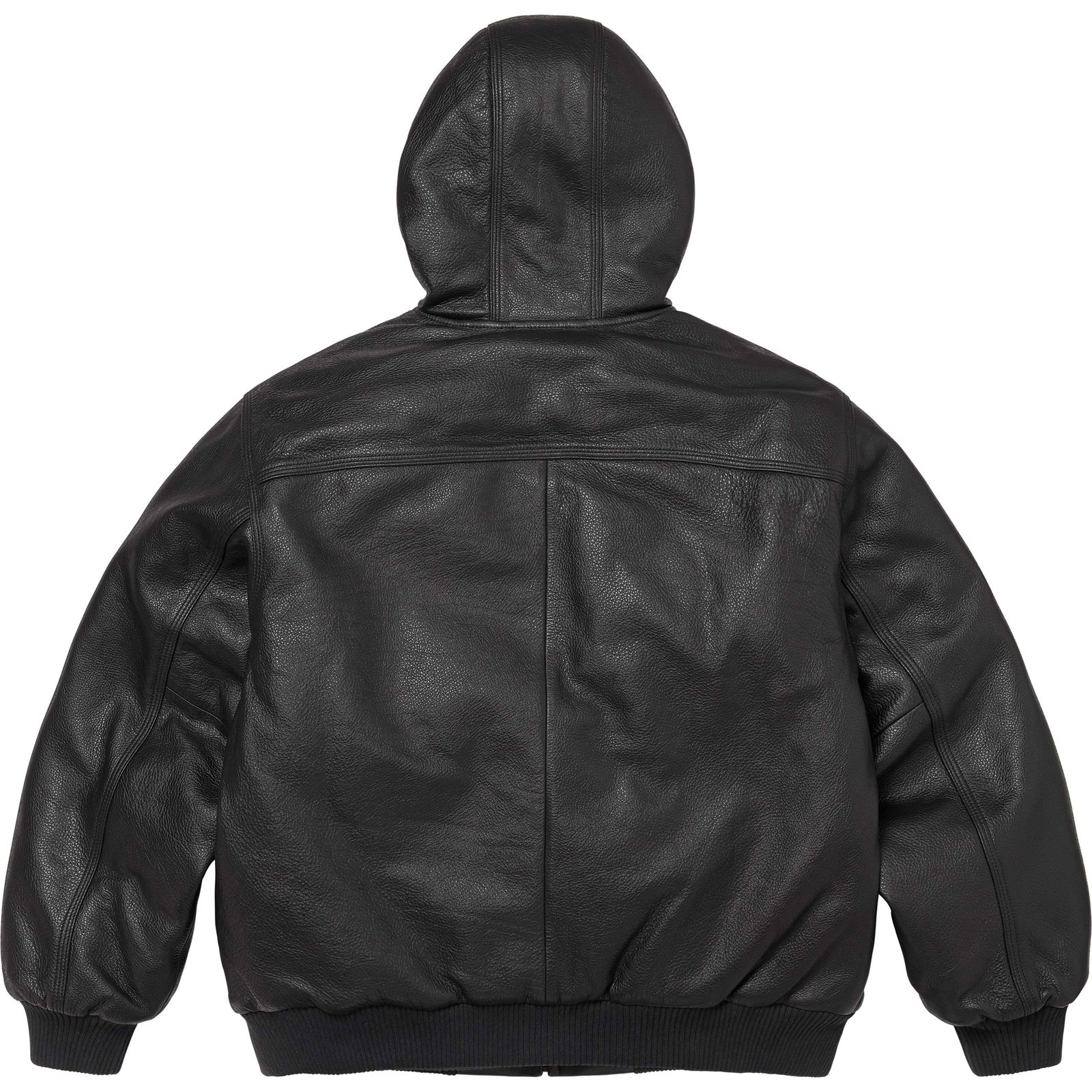 Supreme®/Dickies® Hooded Leather Work Jacket
