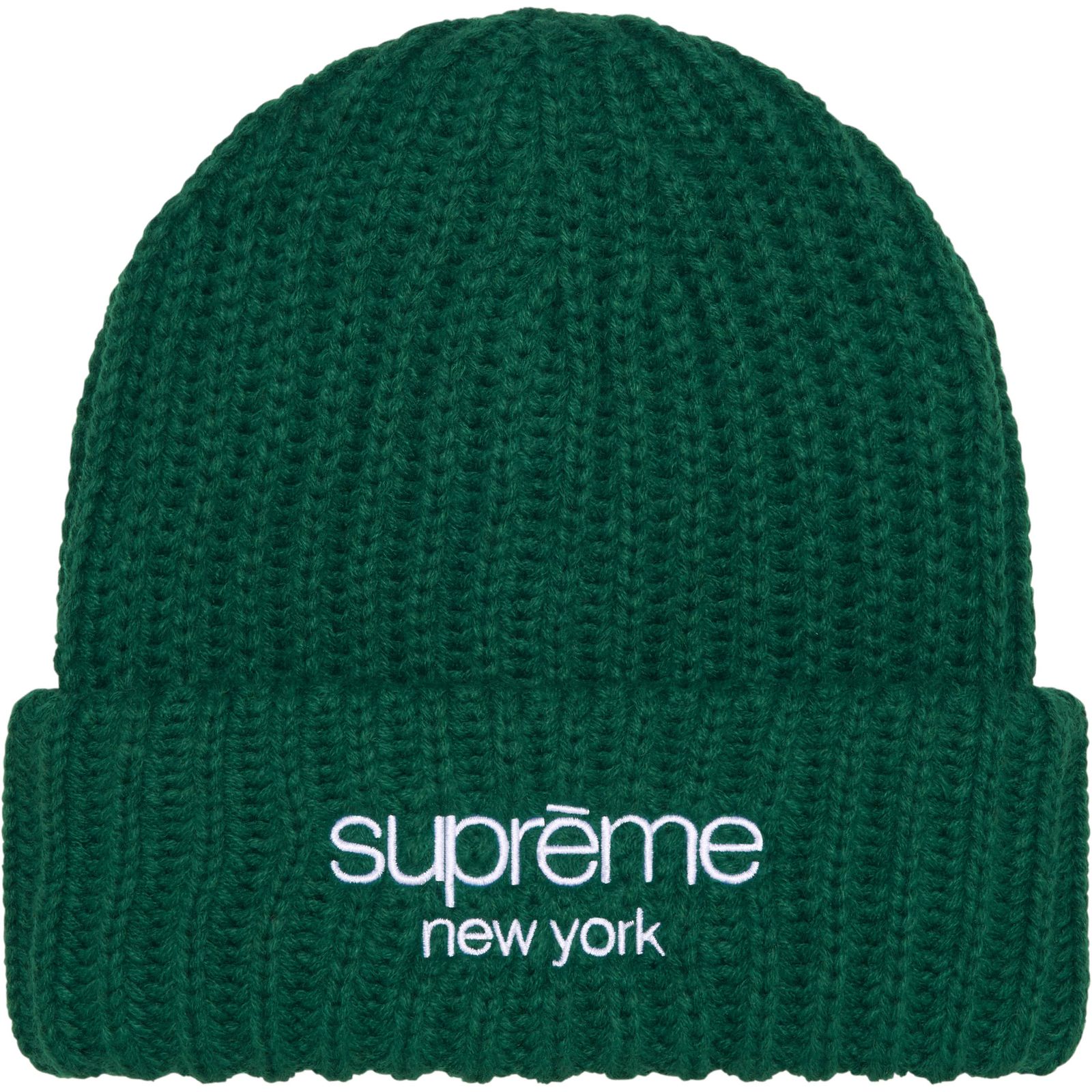 Classic Logo Chunky Ribbed Beanie