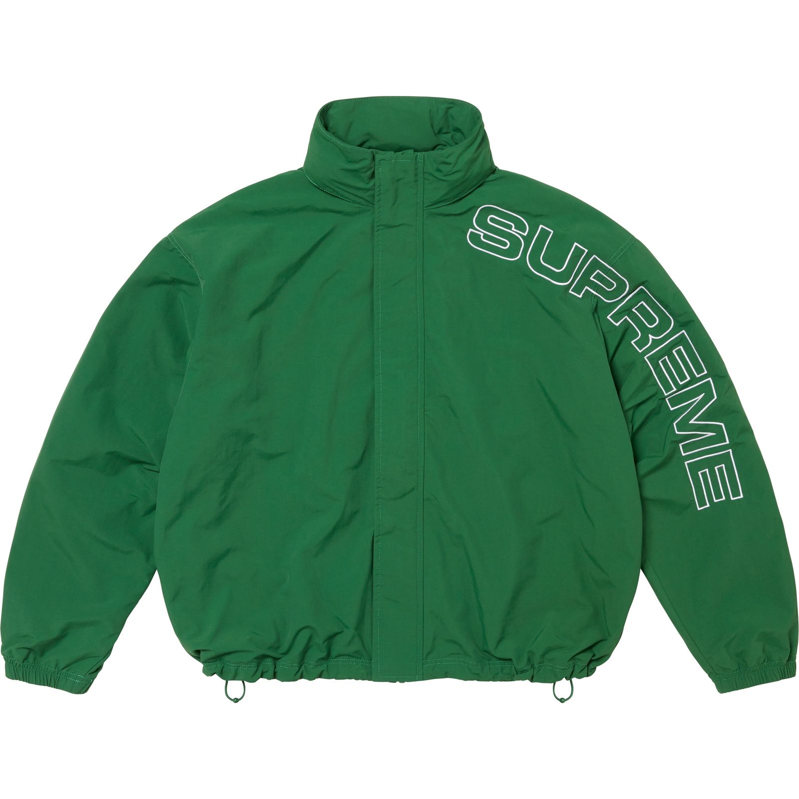 Spellout Embroidered Track Jacket