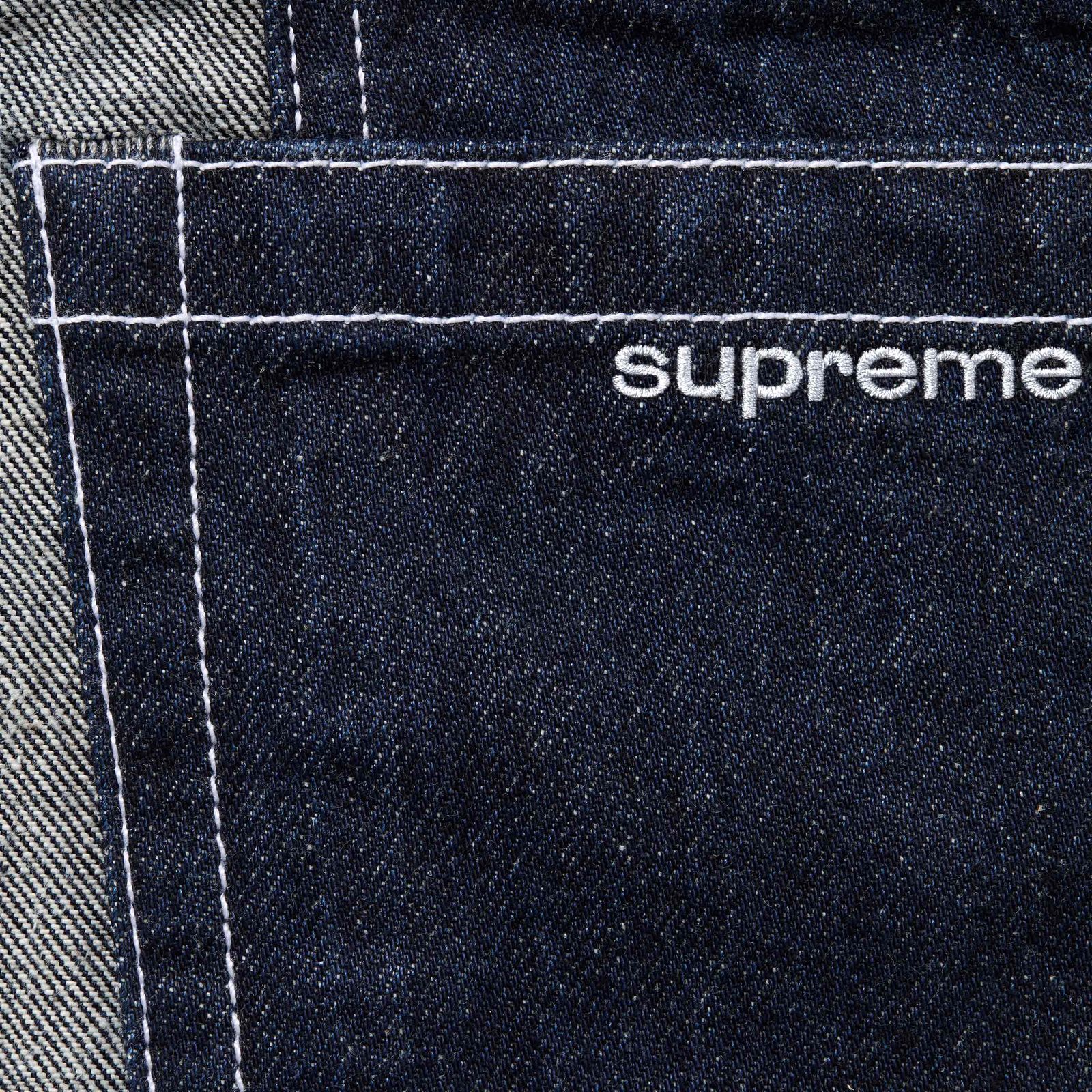2-Tone Paneled Baggy Jean