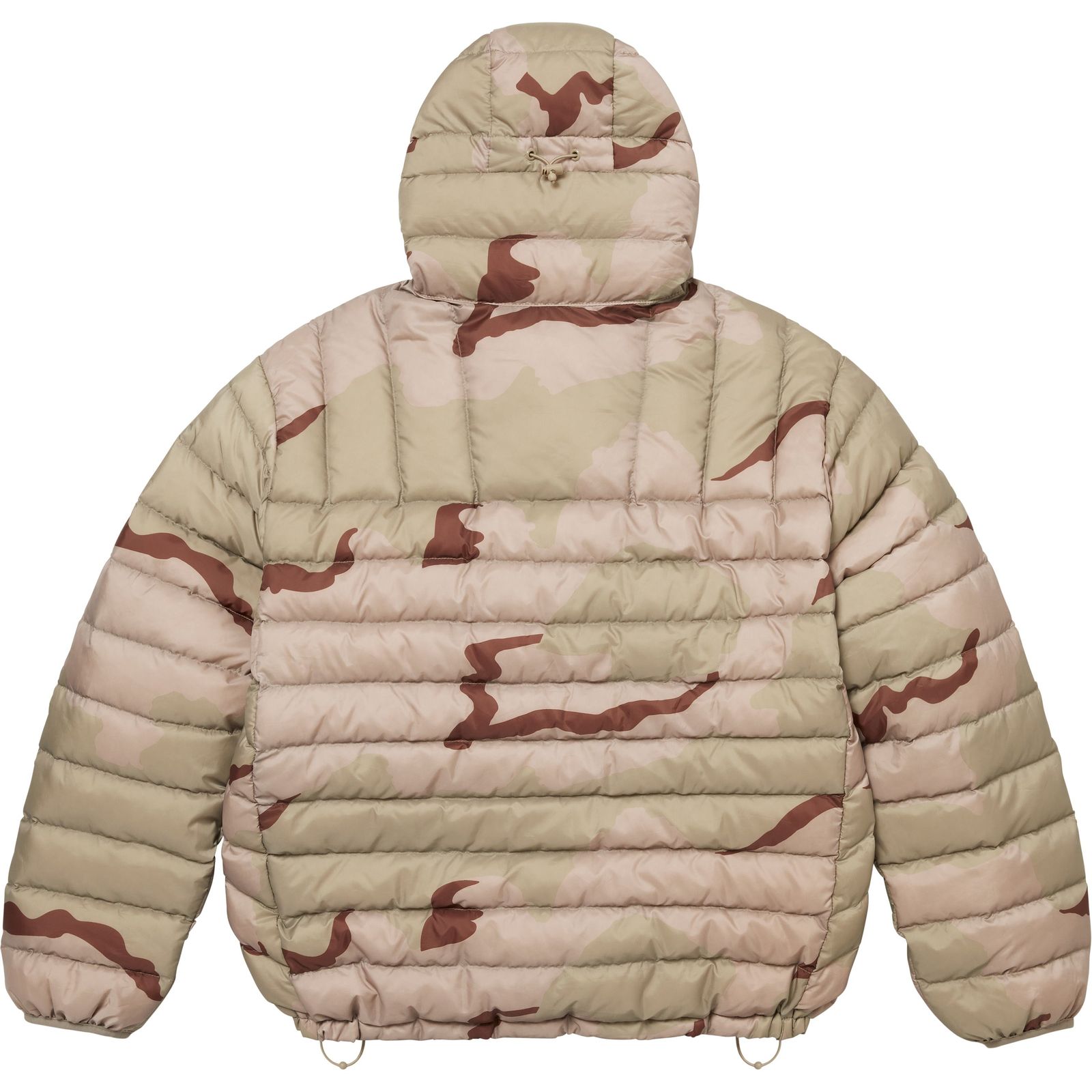 Micro Down Half Zip Hooded Pullover