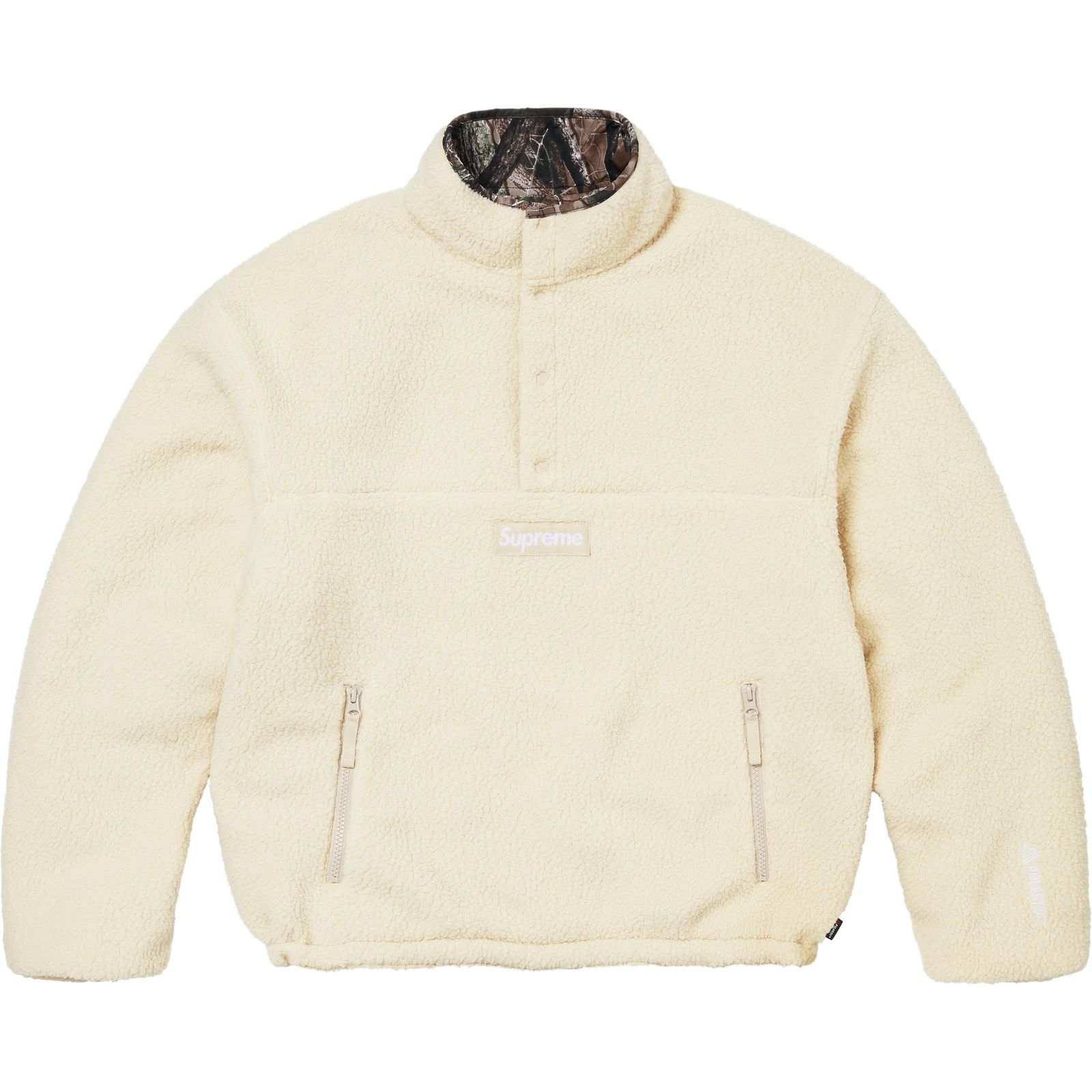 Polartec® Shearling Reversible Pullover