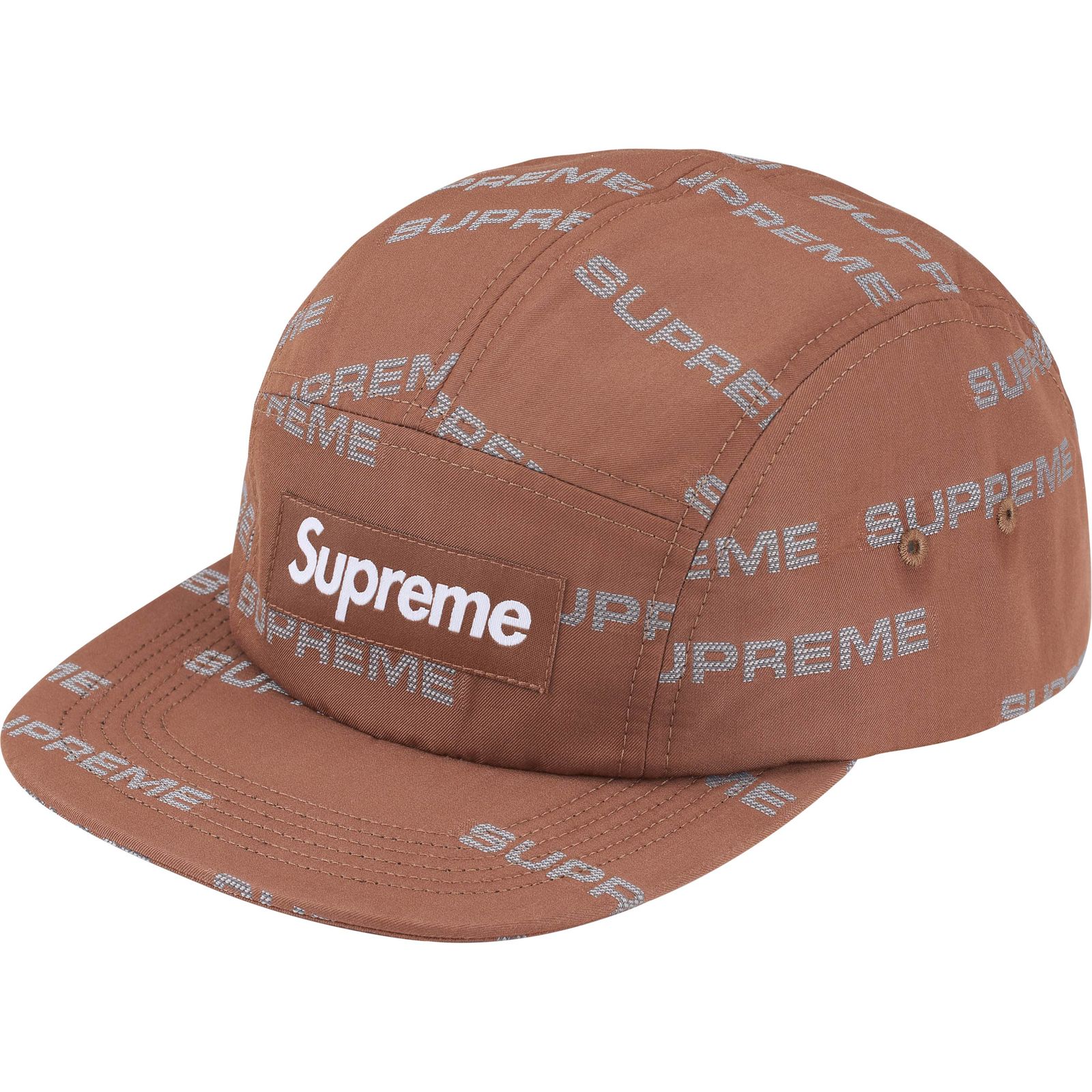 Reflective Jacquard Camp Cap