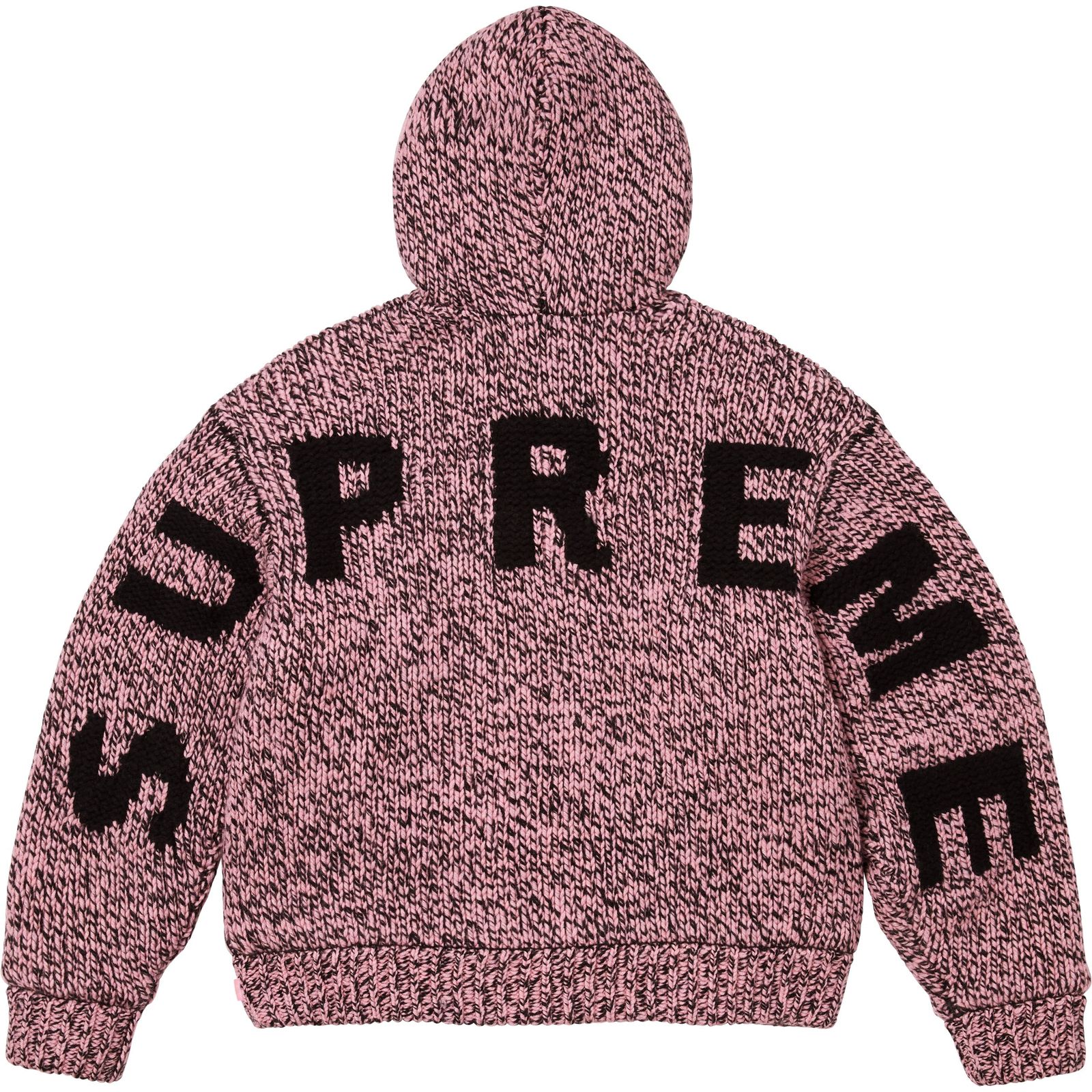 Faux Shearling Lined Zip Up Hooded Sweater