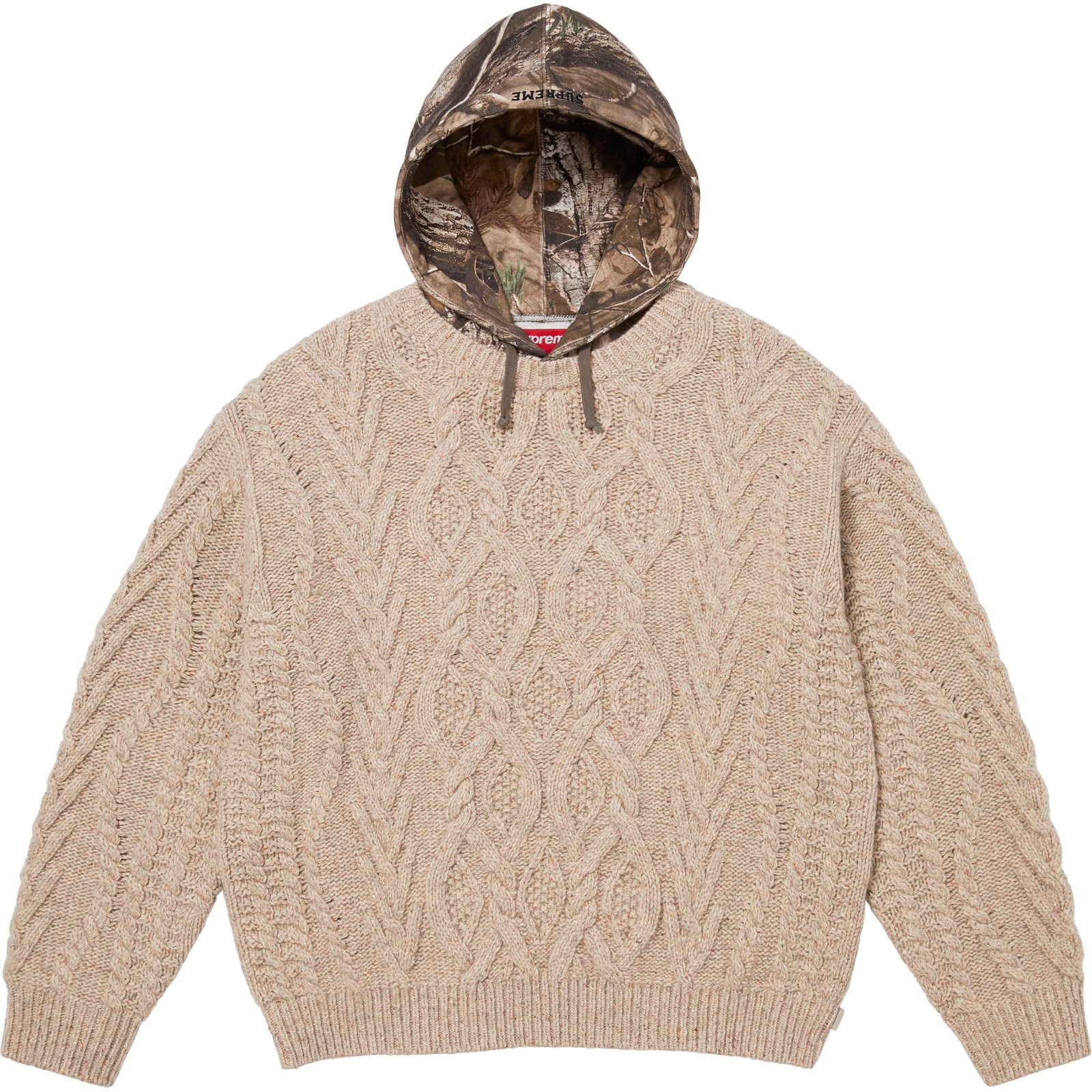 Cable Hooded Sweater