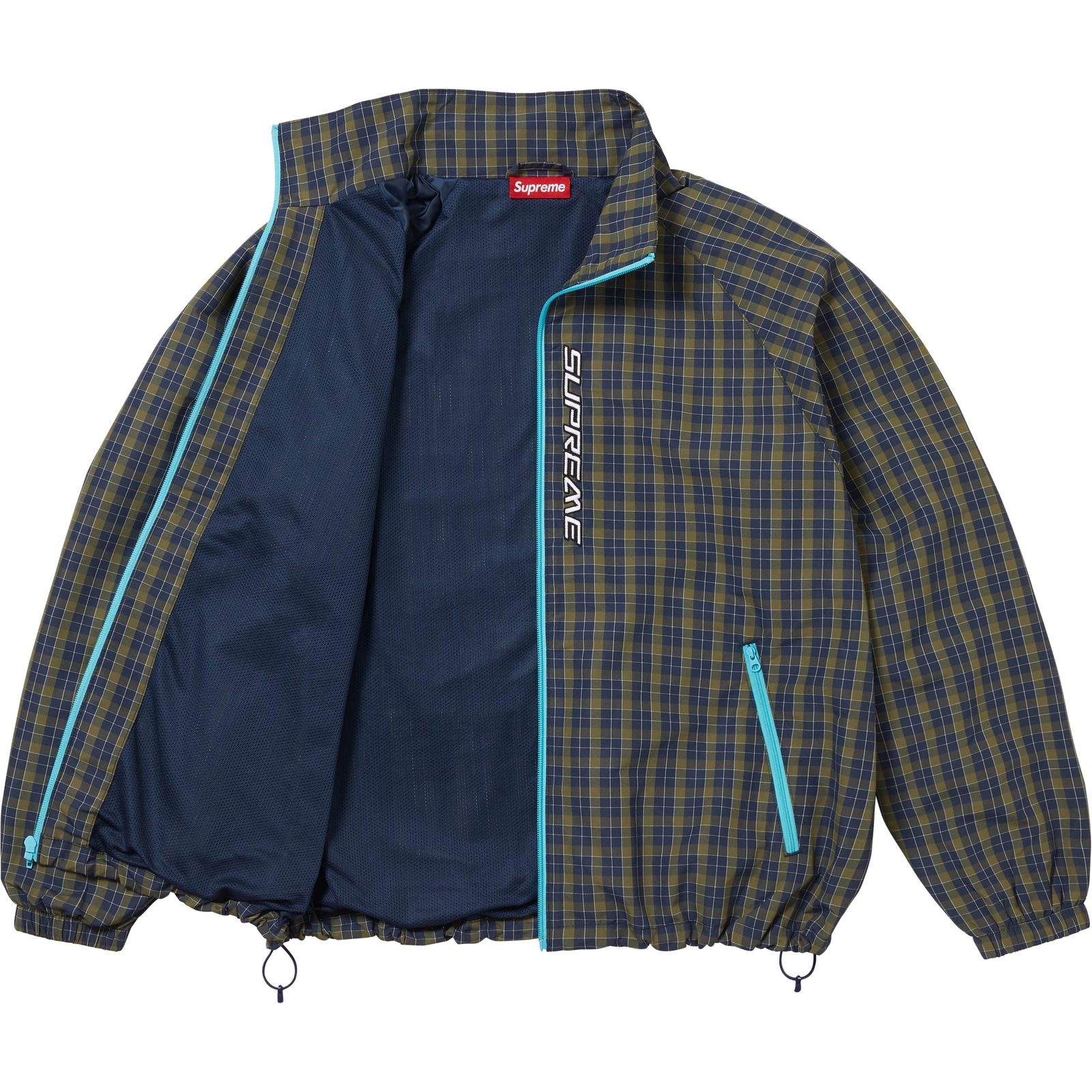 Plaid Track Jacket