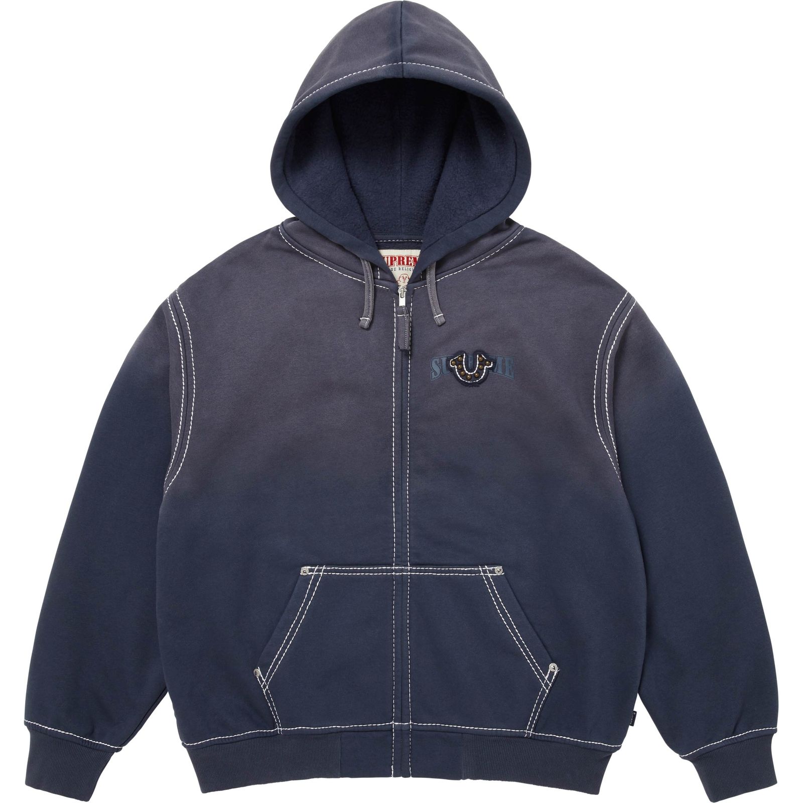Supreme®/True Religion® Zip Up Hooded Sweatshirt